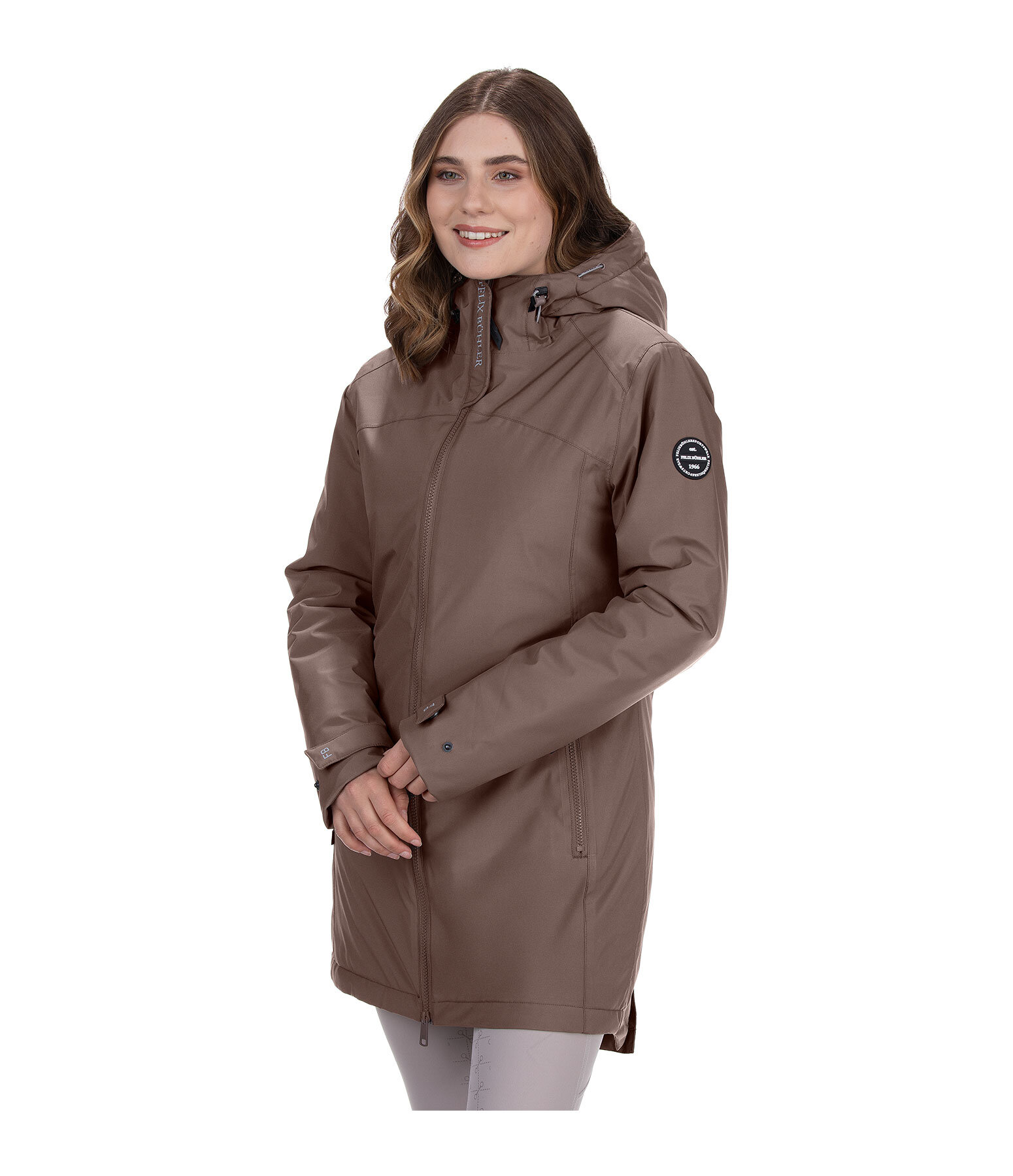 Functional Hooded Riding Coat Eliza II