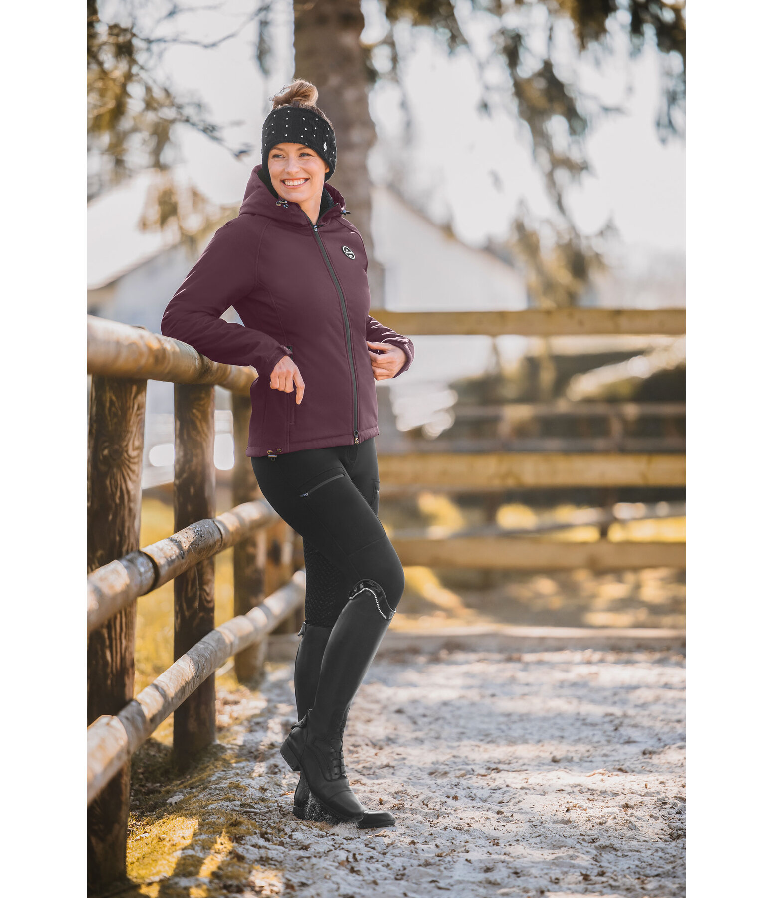 Hooded Softshell Riding Jacket Lara II