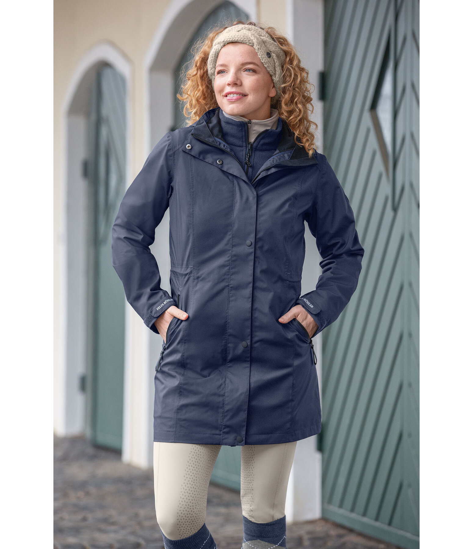 3-in-1 Hooded Functional Riding Coat Phoebe