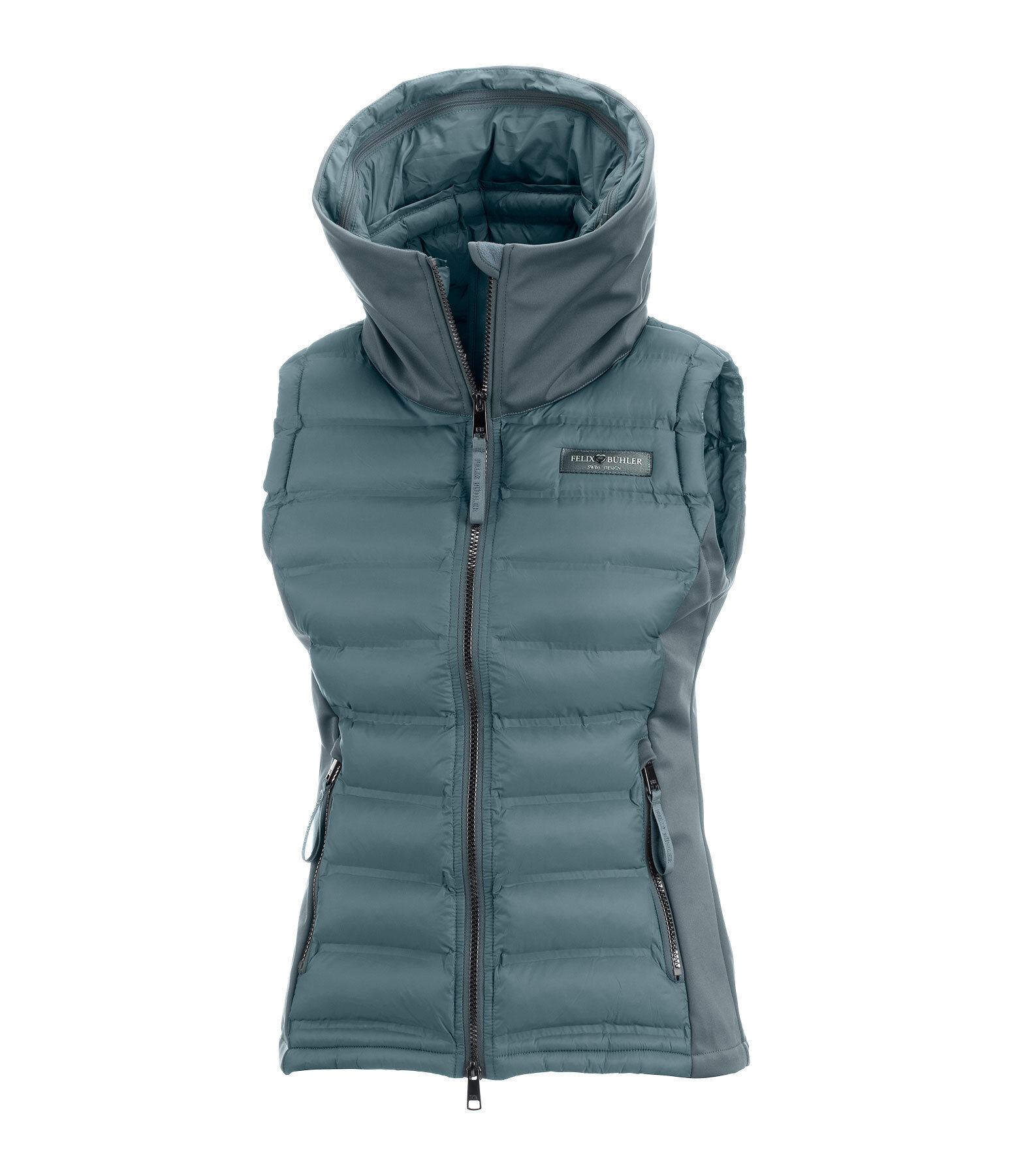 Softshell Hooded Combination Riding Gilet Jessy