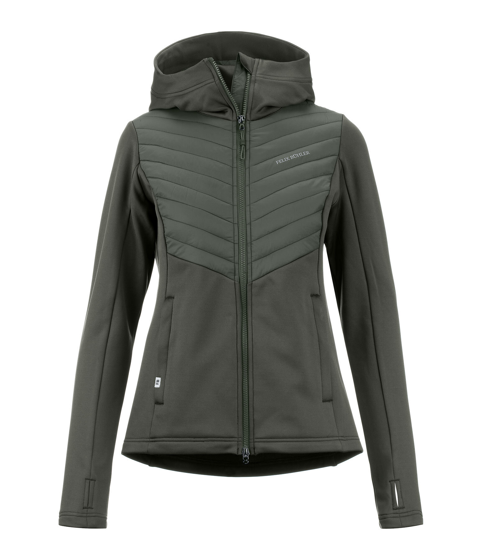 Hooded Combination Riding Jacket Mara