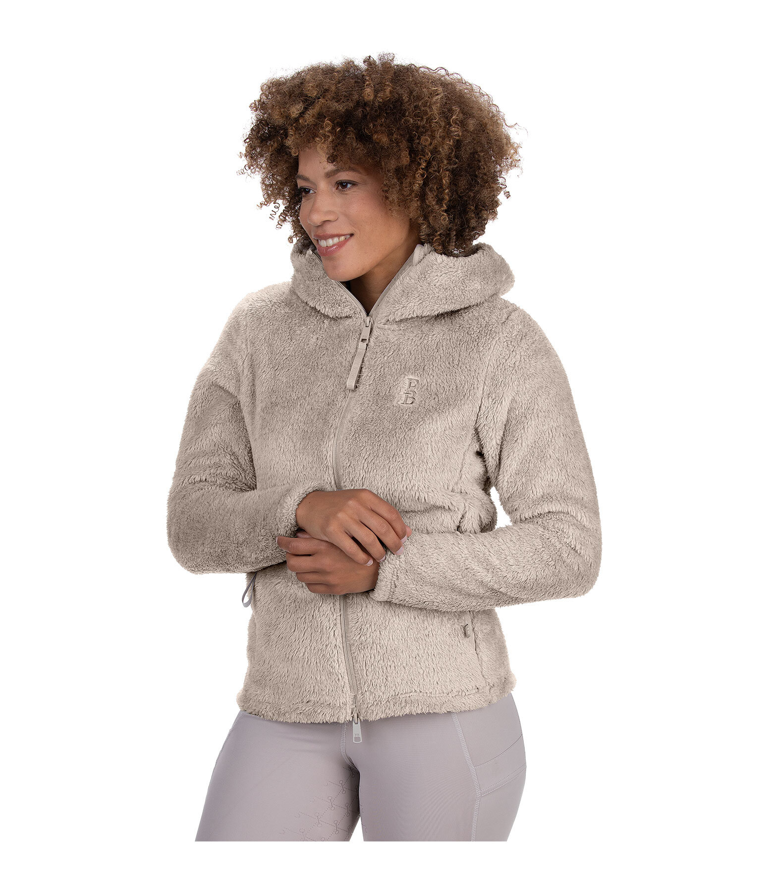 Hooded Teddy Fleece Jacket Lisa
