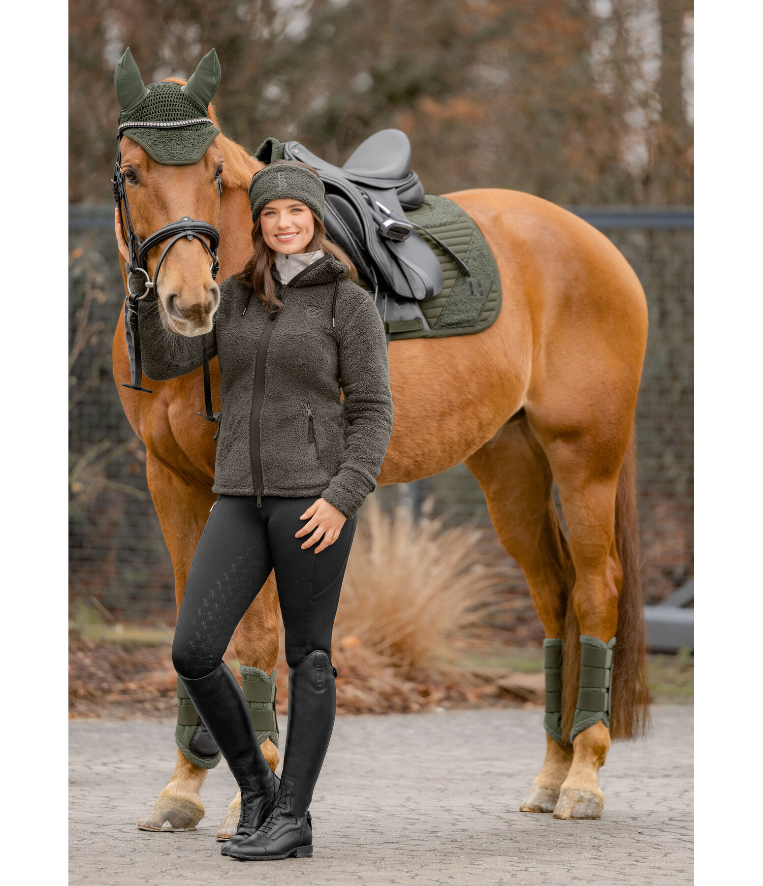 Hooded Teddy Fleece Jacket Lisa