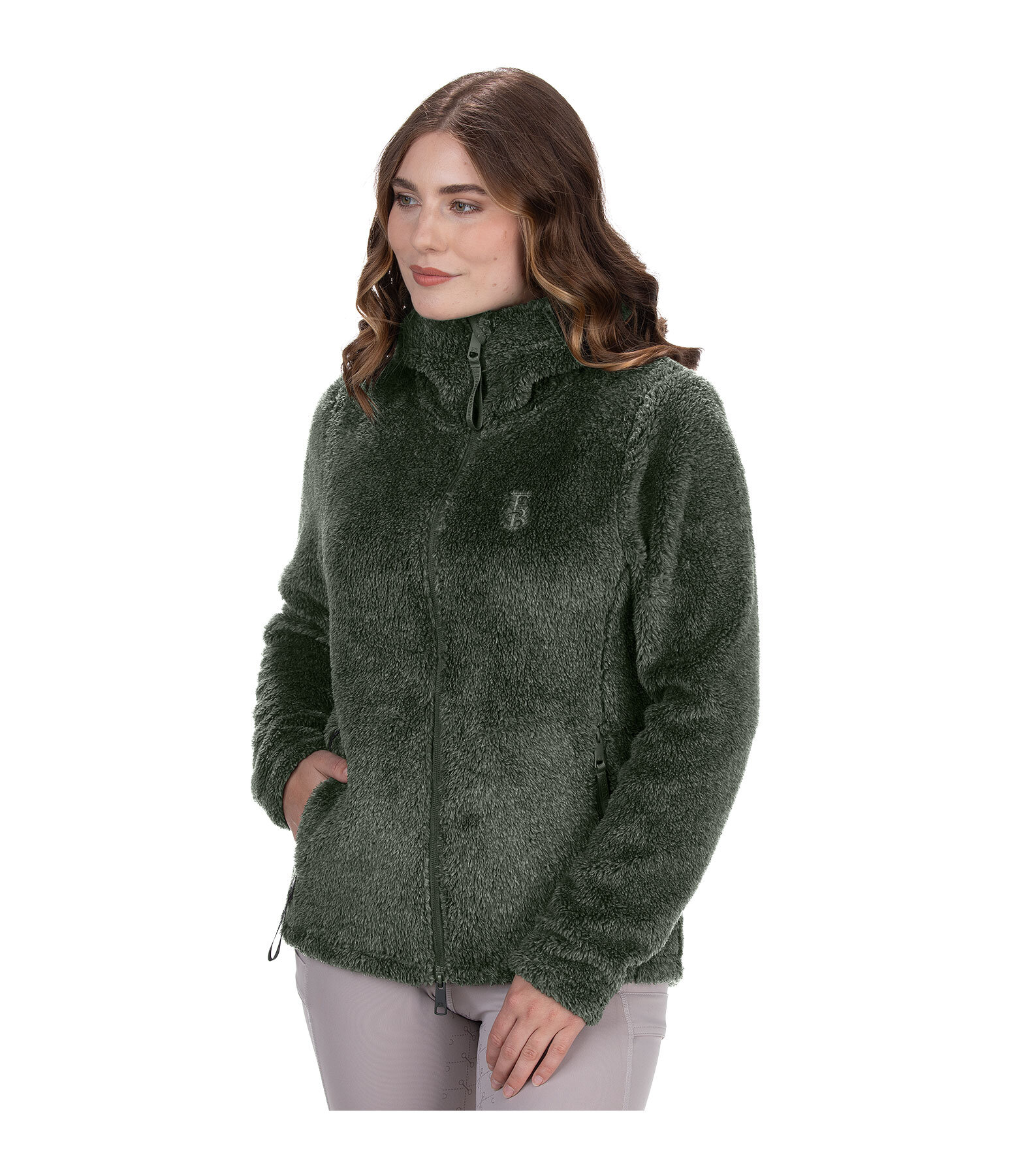 Hooded Teddy Fleece Jacket Lisa