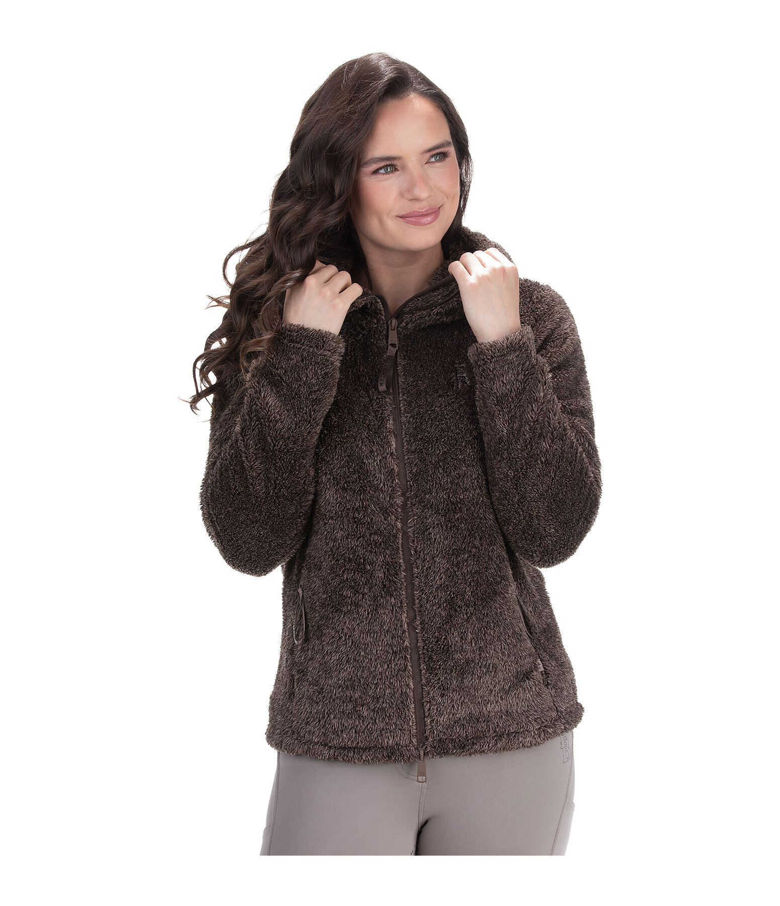Hooded Teddy Fleece Jacket Lisa