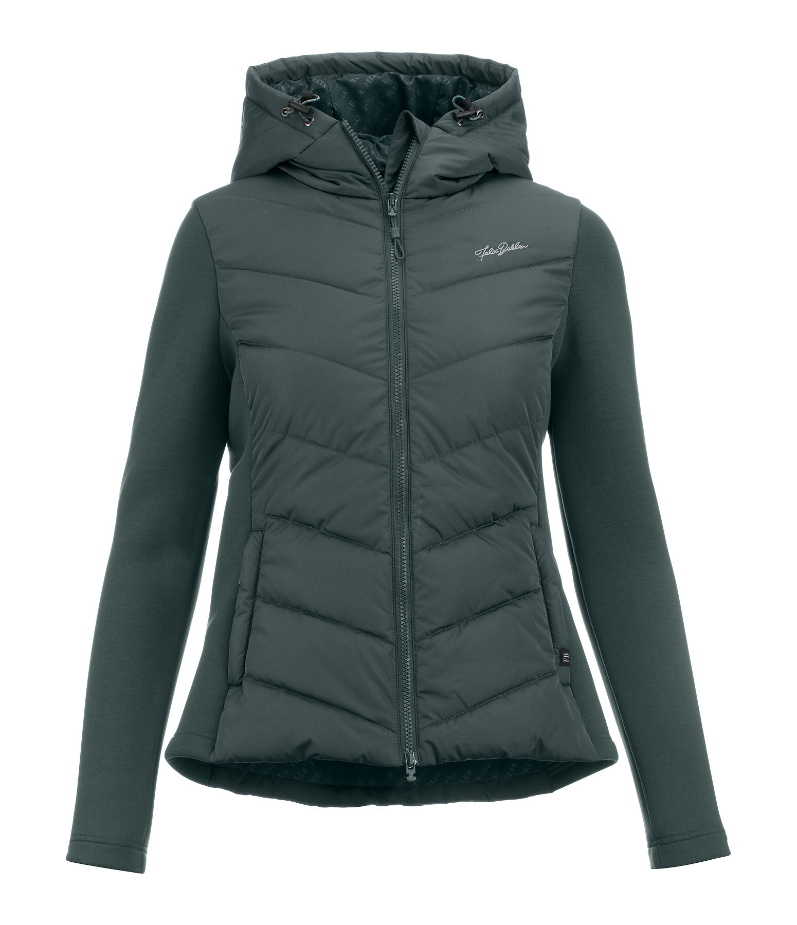 Hooded Combination Riding Jacket Melli