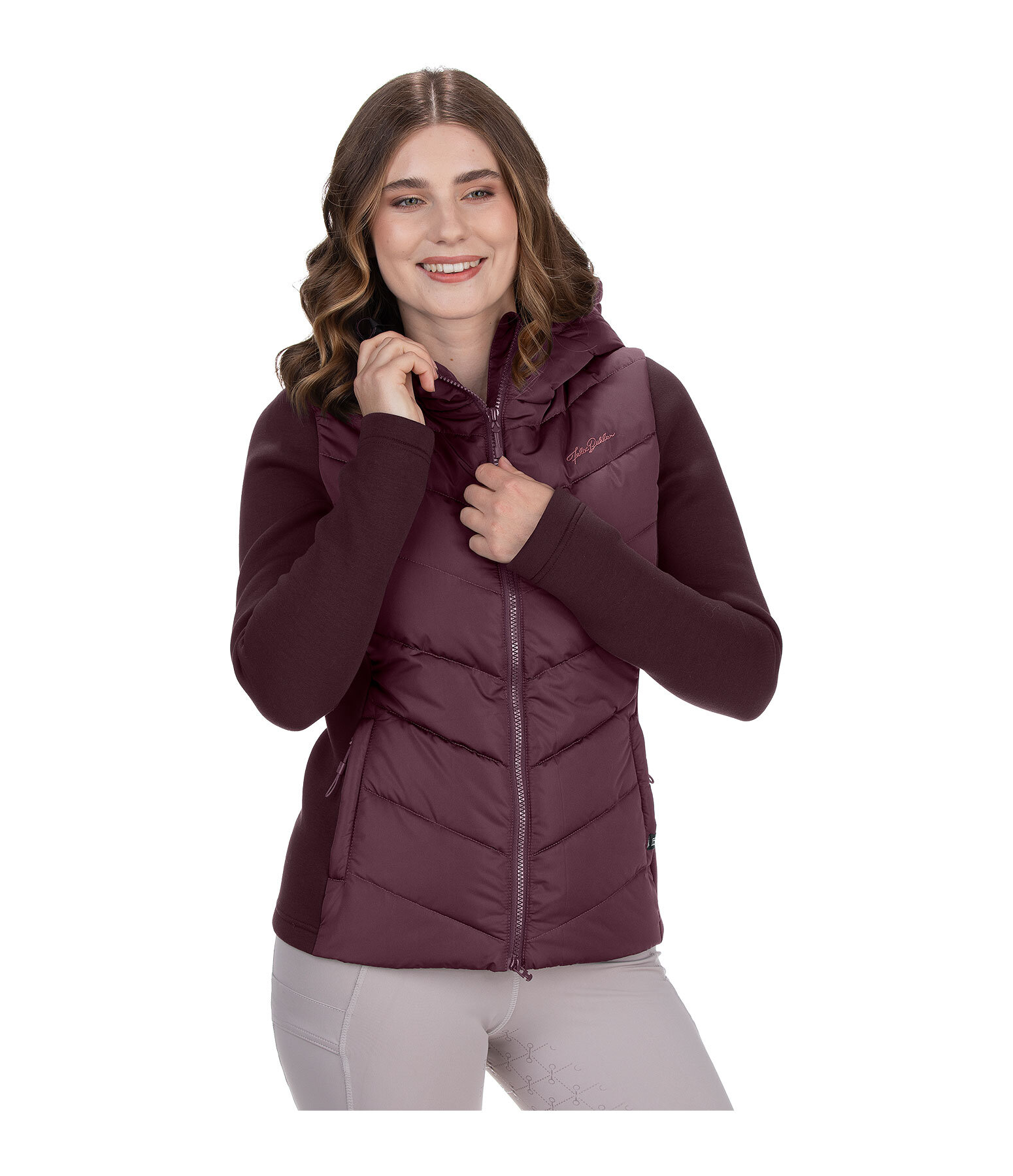 Hooded Combination Riding Jacket Melli