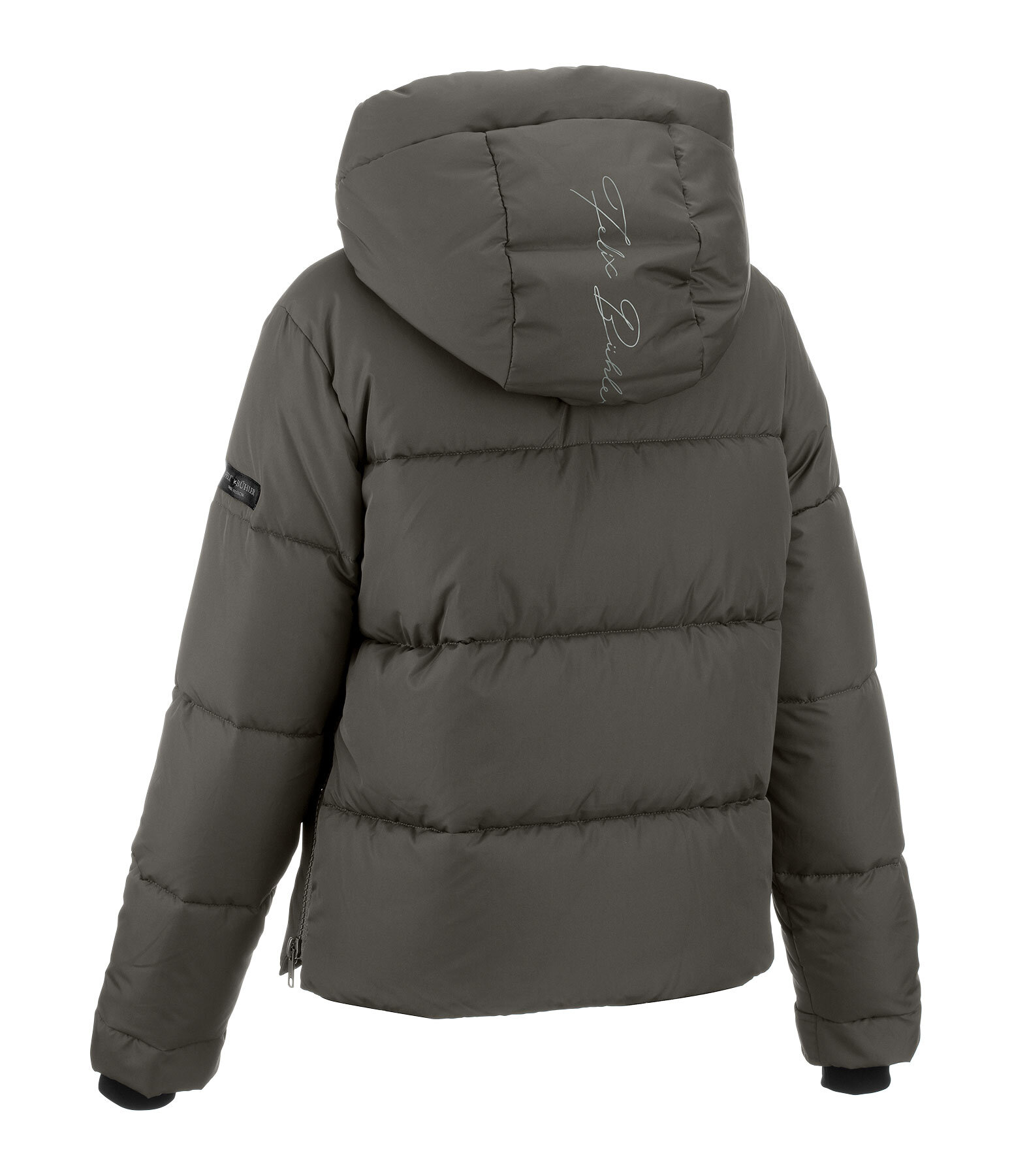 Quilted Hooded Riding Jacket Amilia