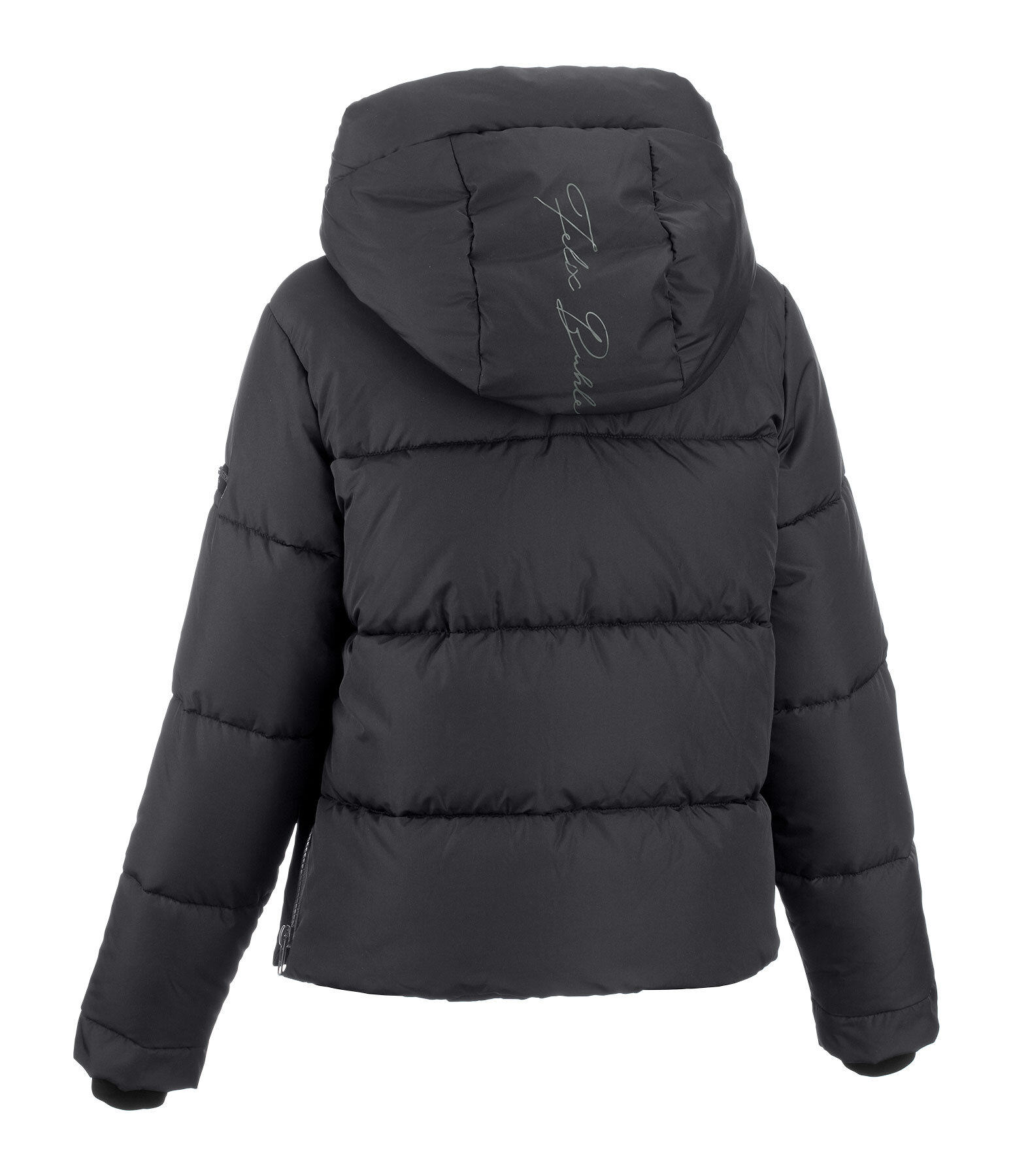 Quilted Hooded Riding Jacket Amilia