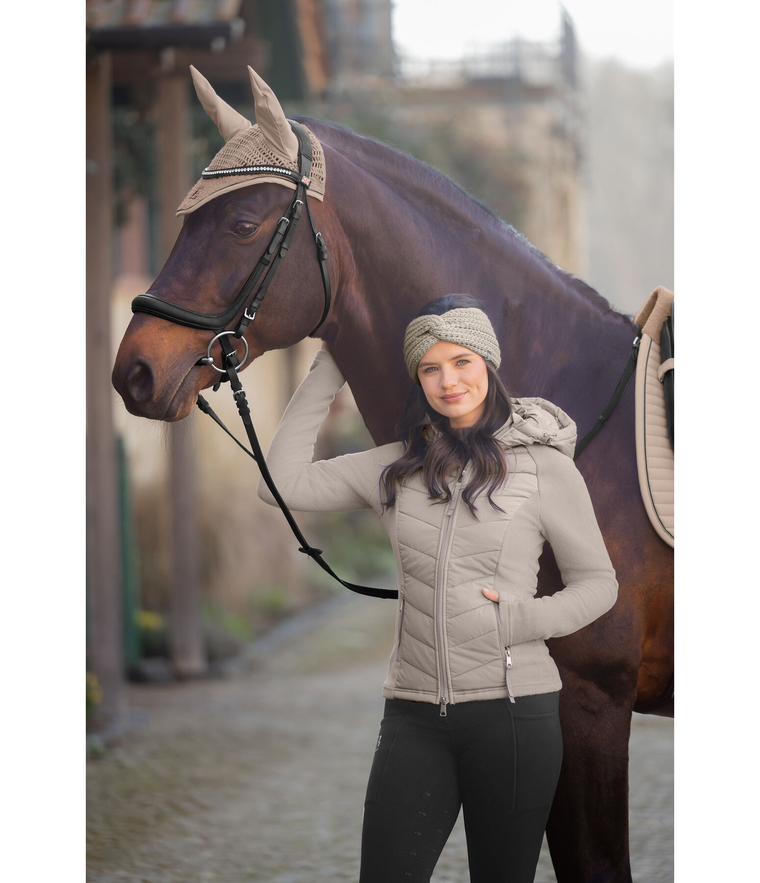 Hooded Combination Jacket Elisa