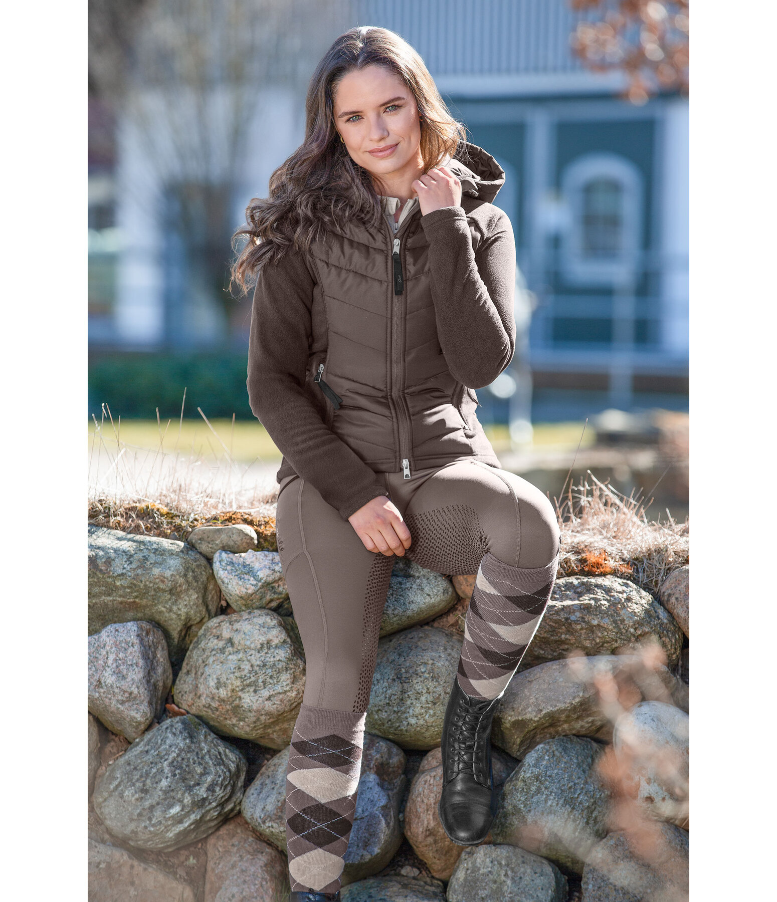 Hooded Combination Jacket Elisa