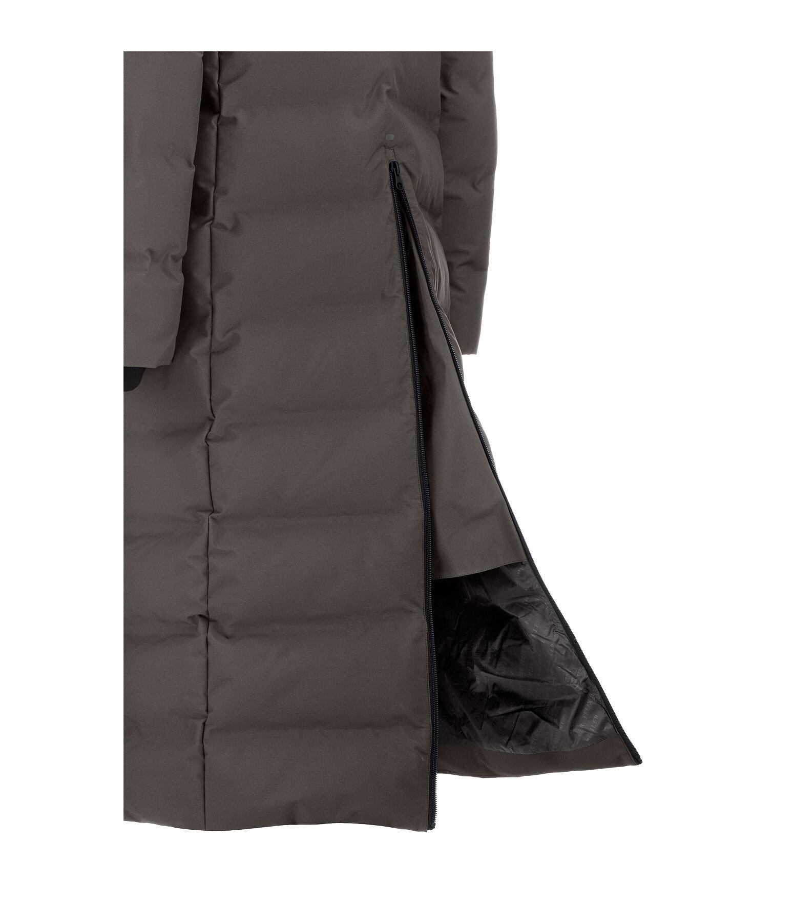 Hooded Quilted Riding Coat Zoe