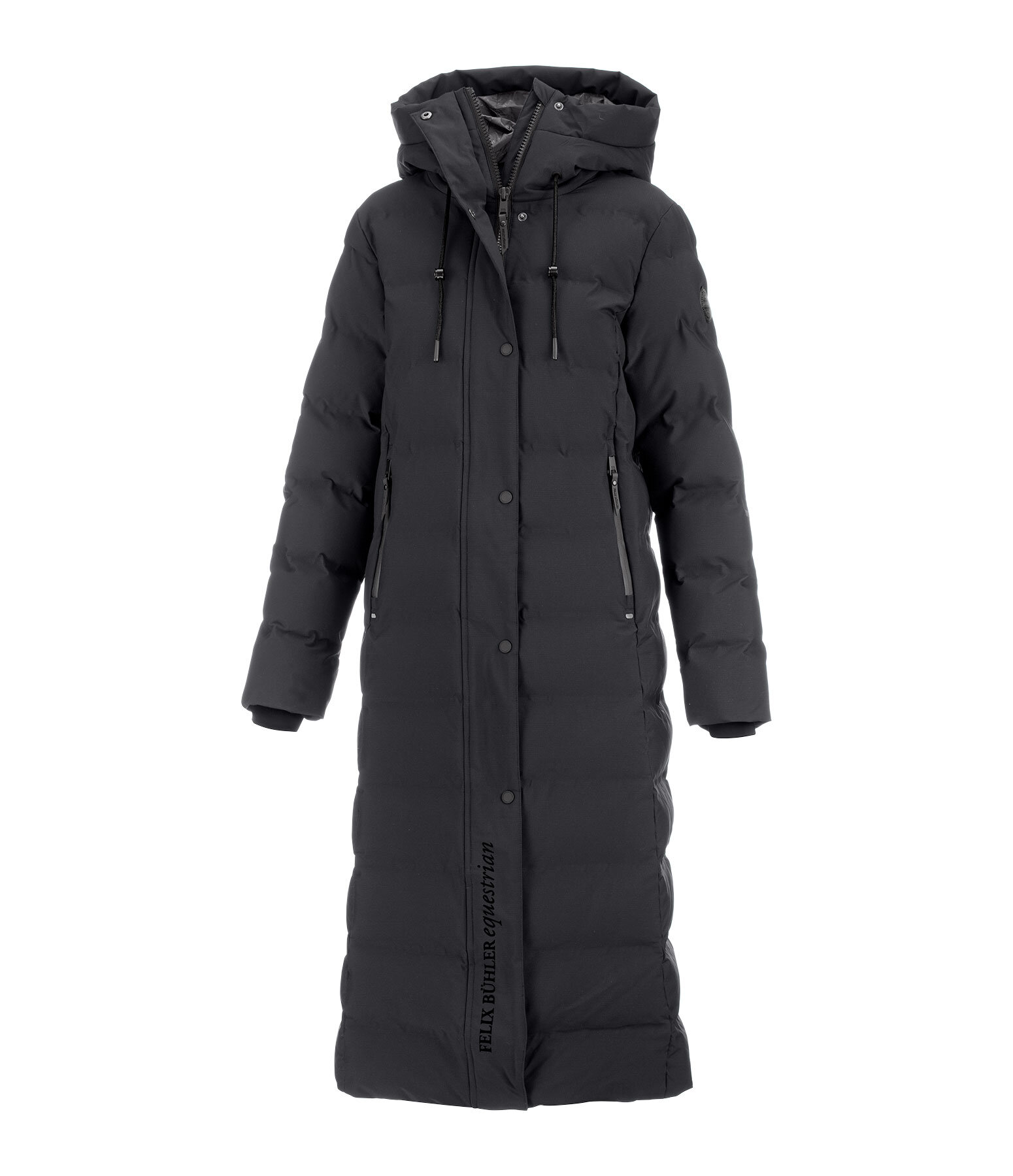 Hooded Quilted Riding Coat Zoe