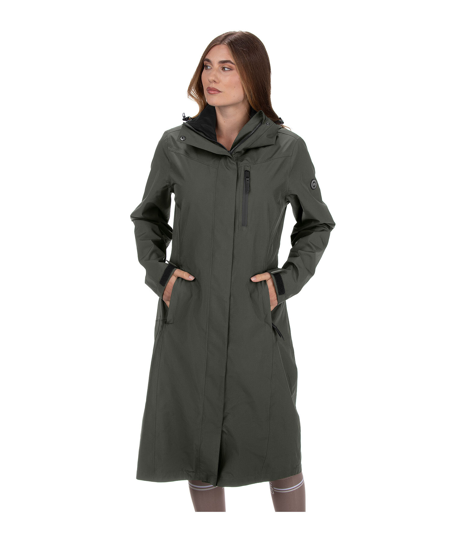 Hooded Functional Riding Coat Enna