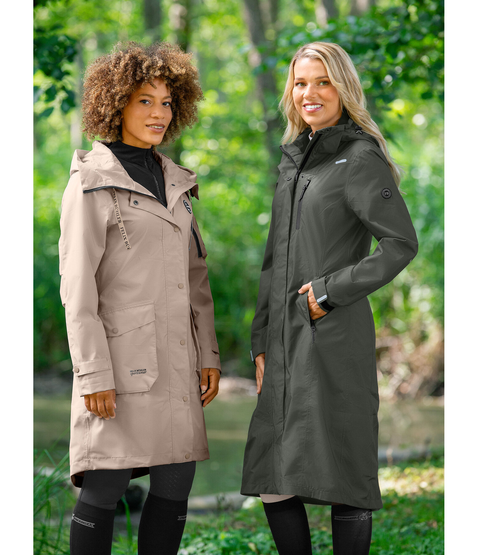 Hooded Functional Riding Parka Emily II