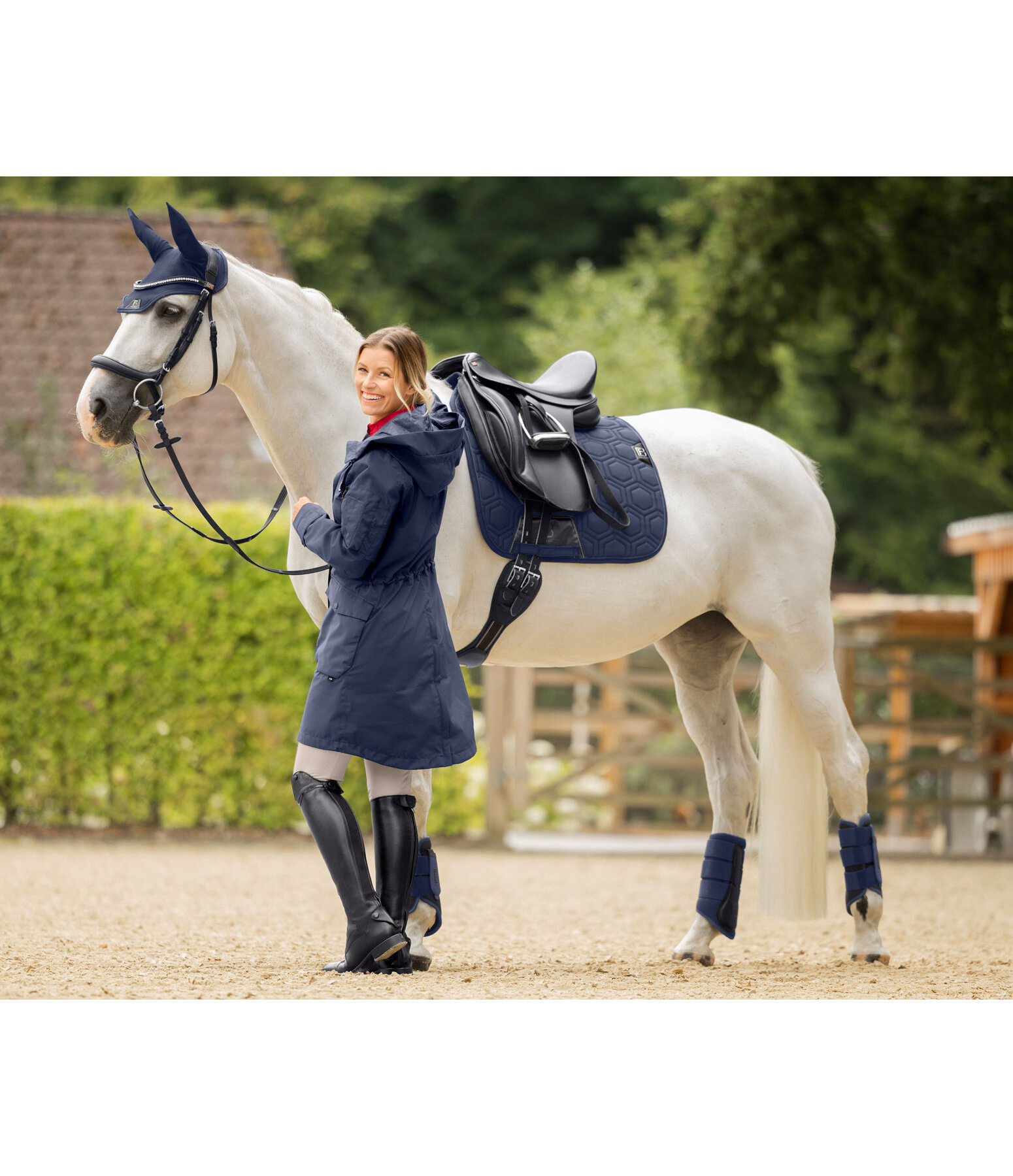 Hooded Functional Riding Parka Emily II