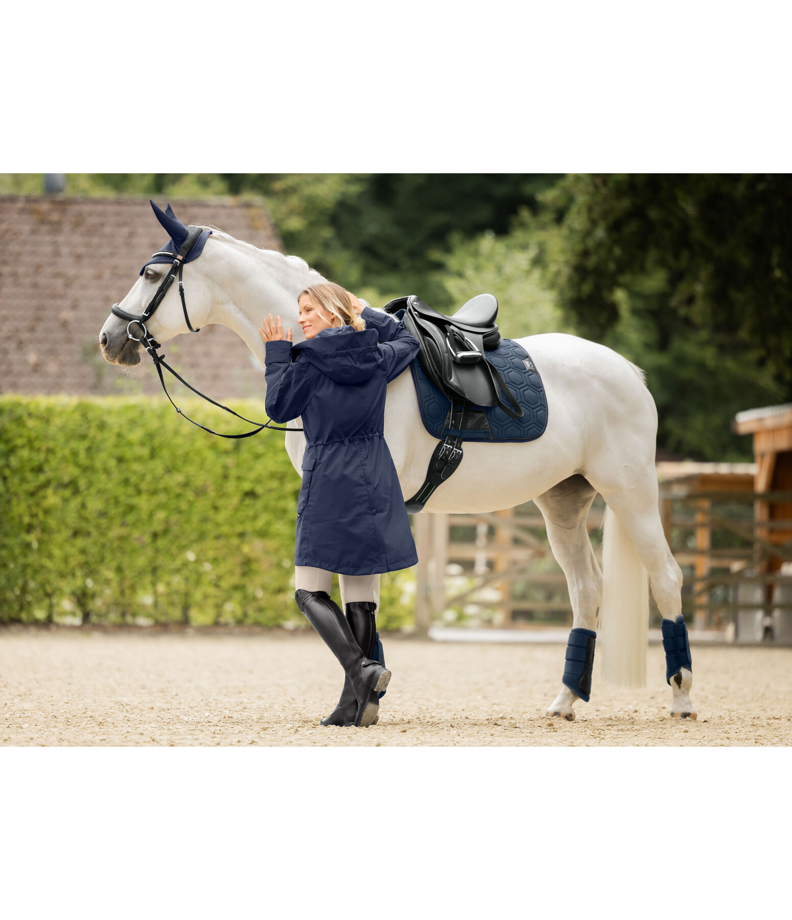 Hooded Functional Riding Parka Emily II