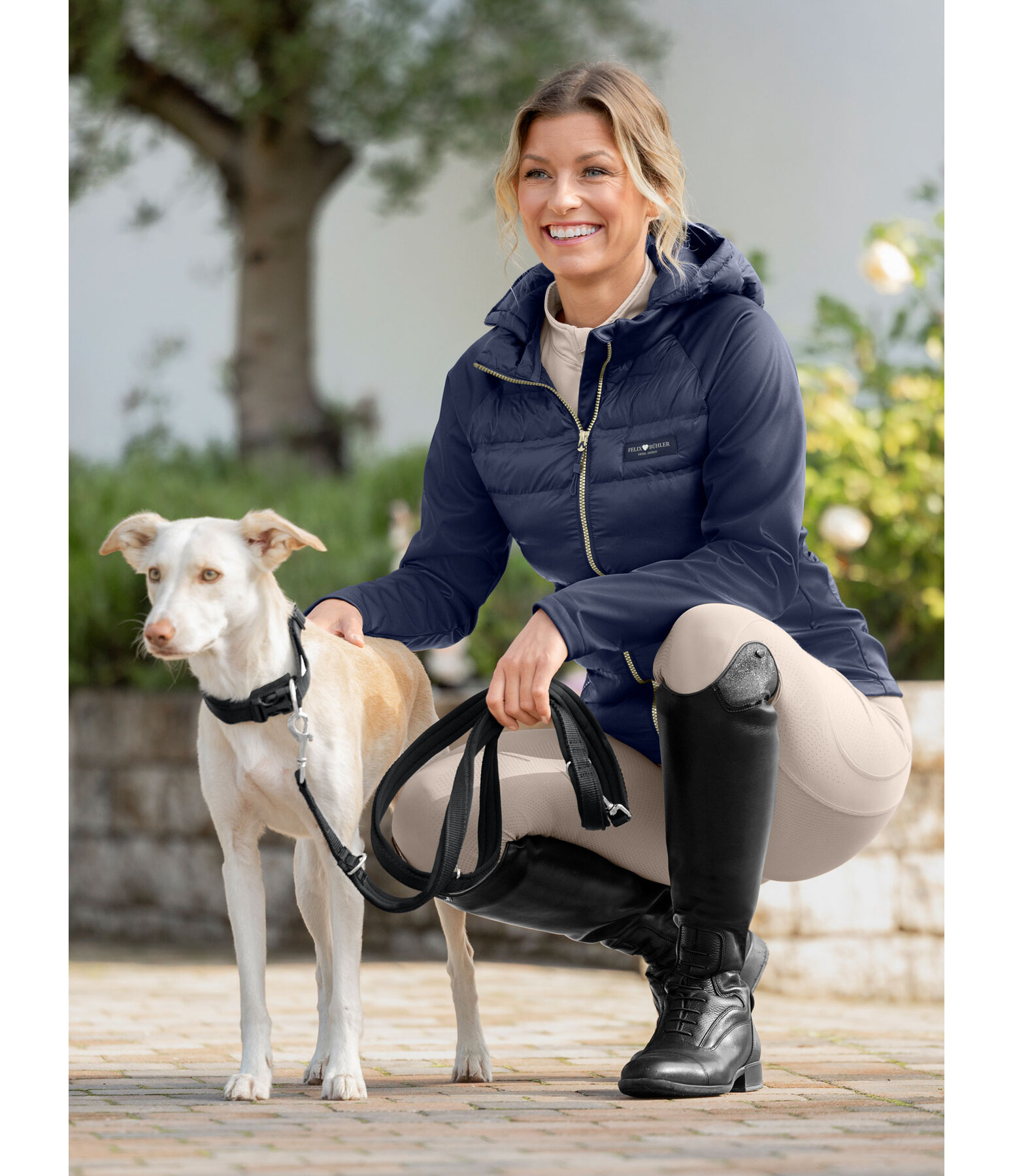 Hooded Combination Jacket Jolien