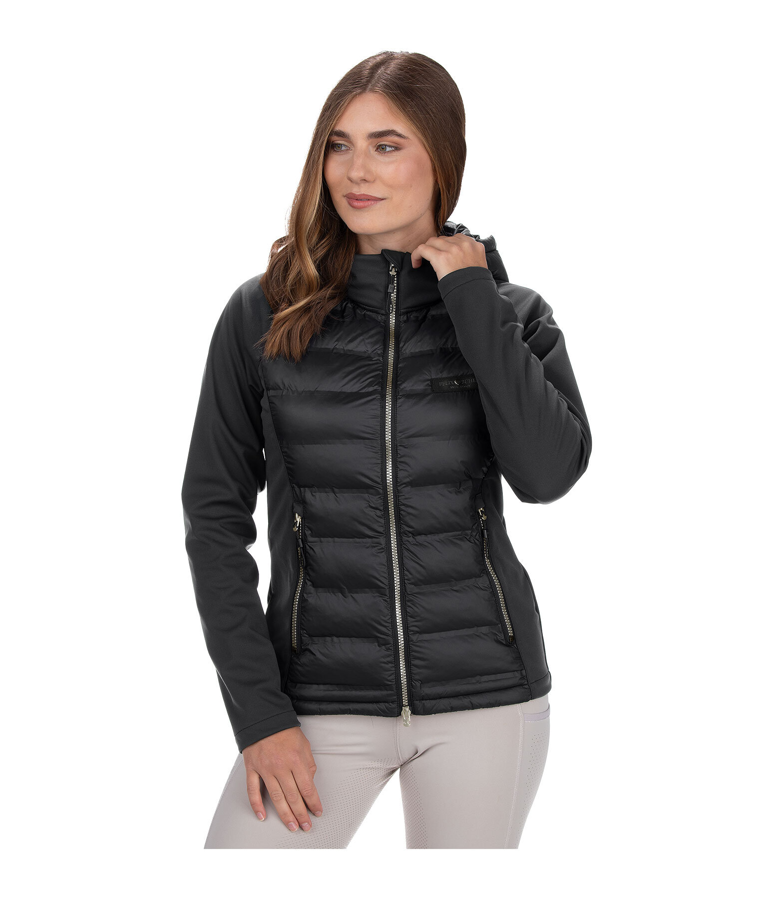 Hooded Combination Jacket Jolien