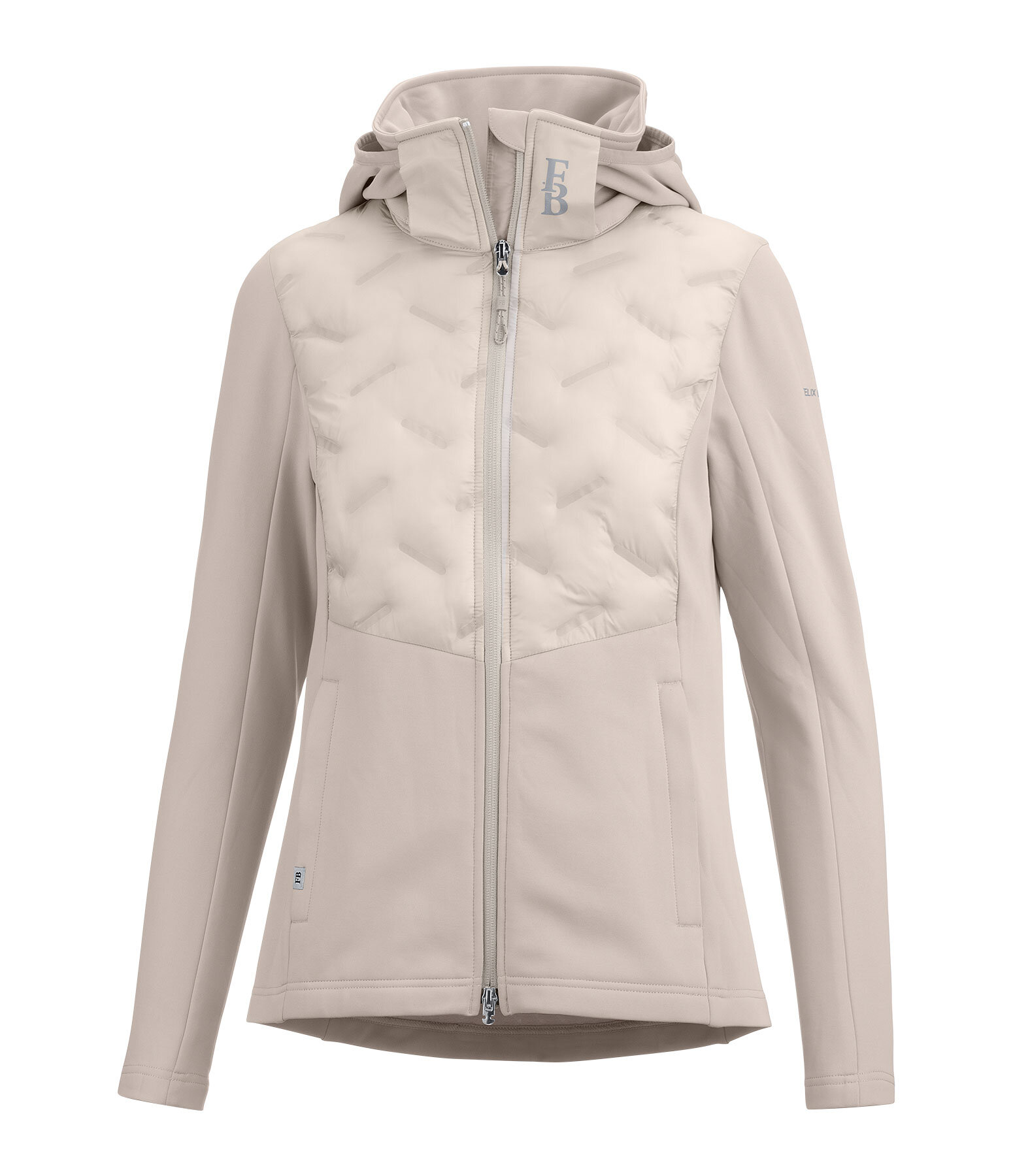 Hooded Combination Jacket Lina