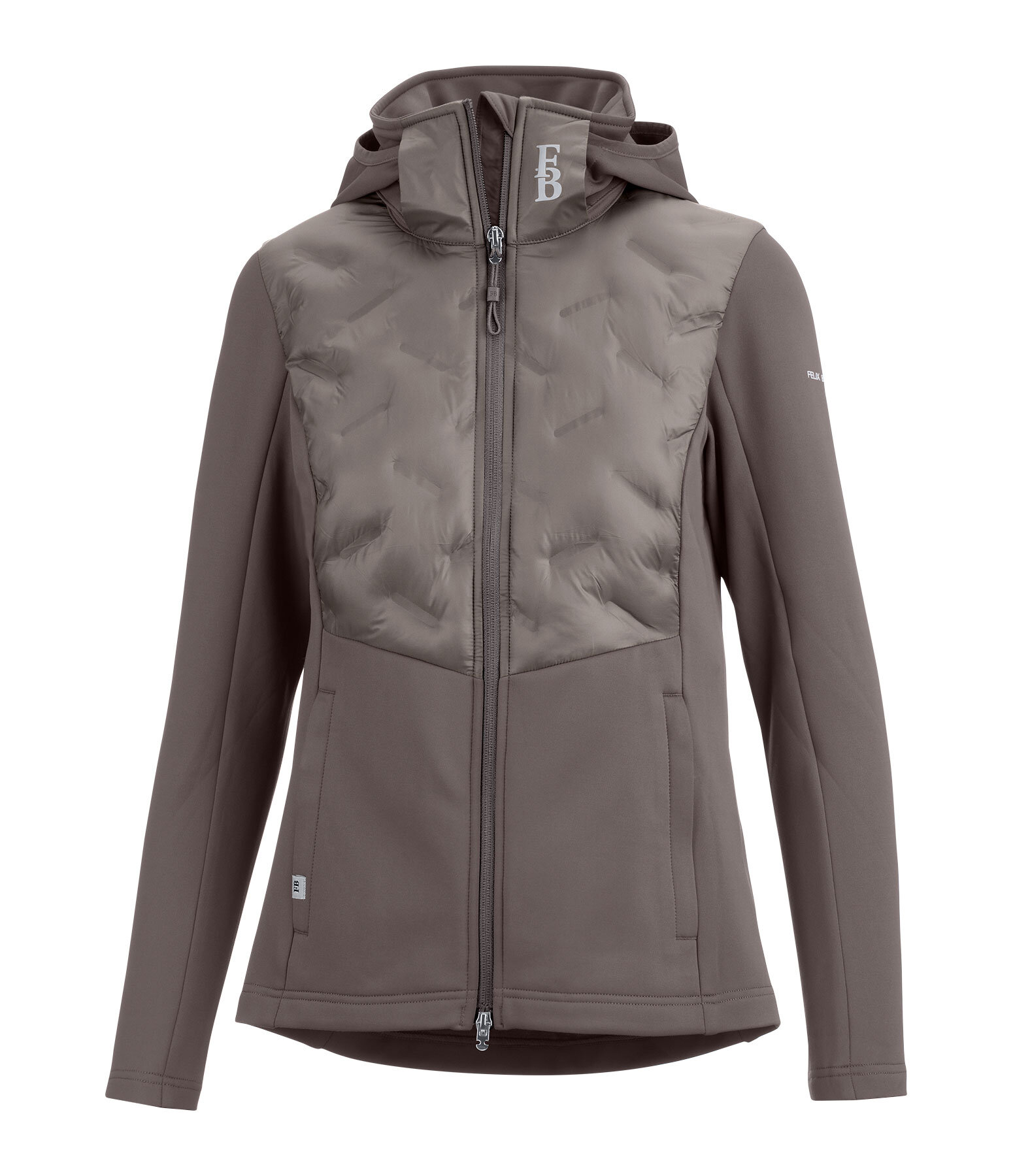 Hooded Combination Jacket Lina