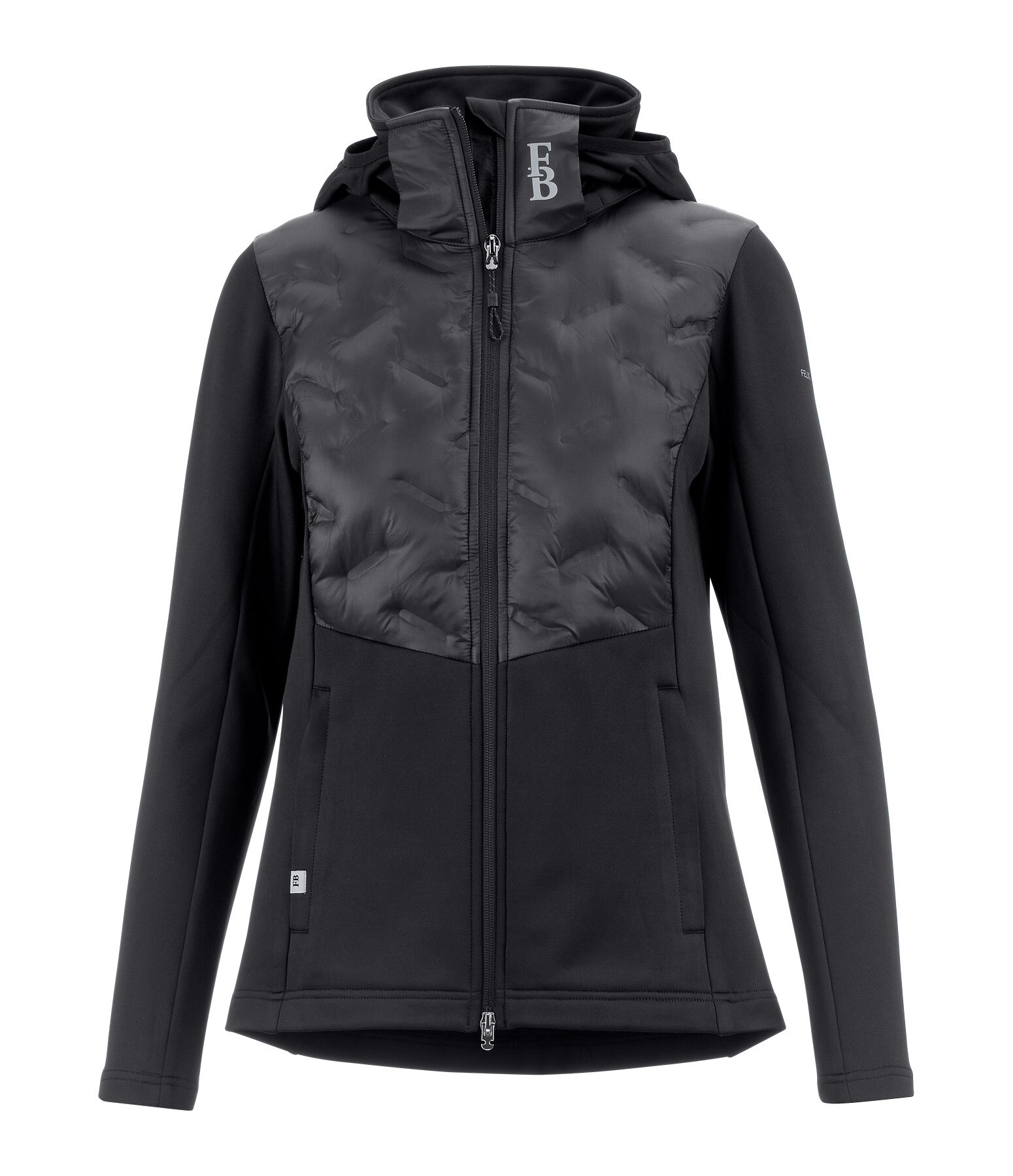 Hooded Combination Jacket Lina