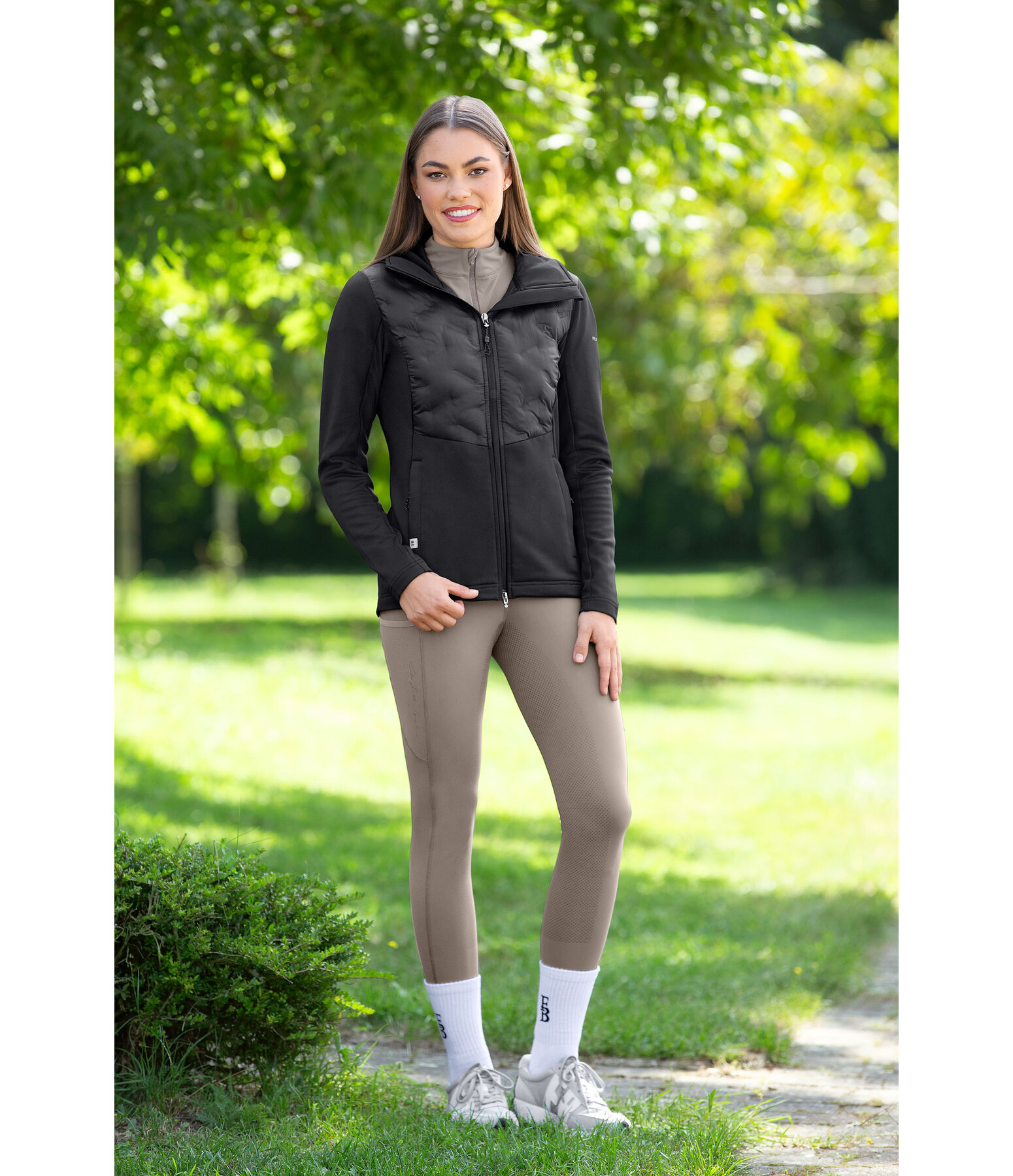 Hooded Combination Jacket Lina