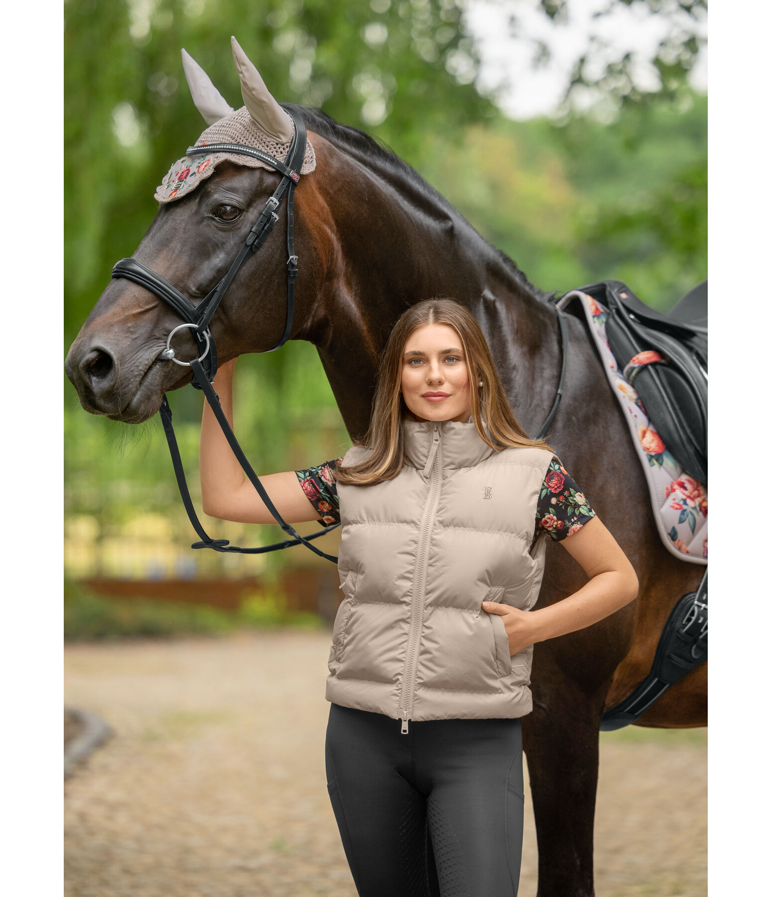 Cropped Quilted Gilet Miah