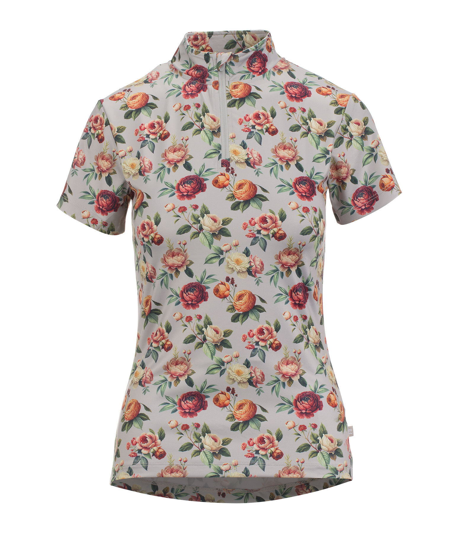 Zip Functional Shirt Fleur