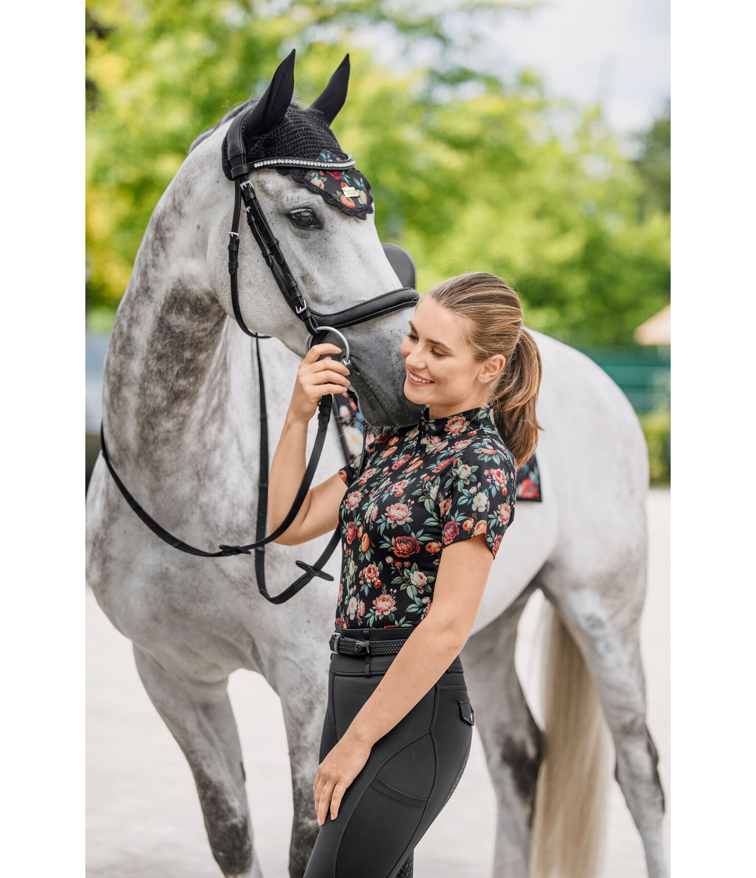 Zip Functional Shirt Fleur