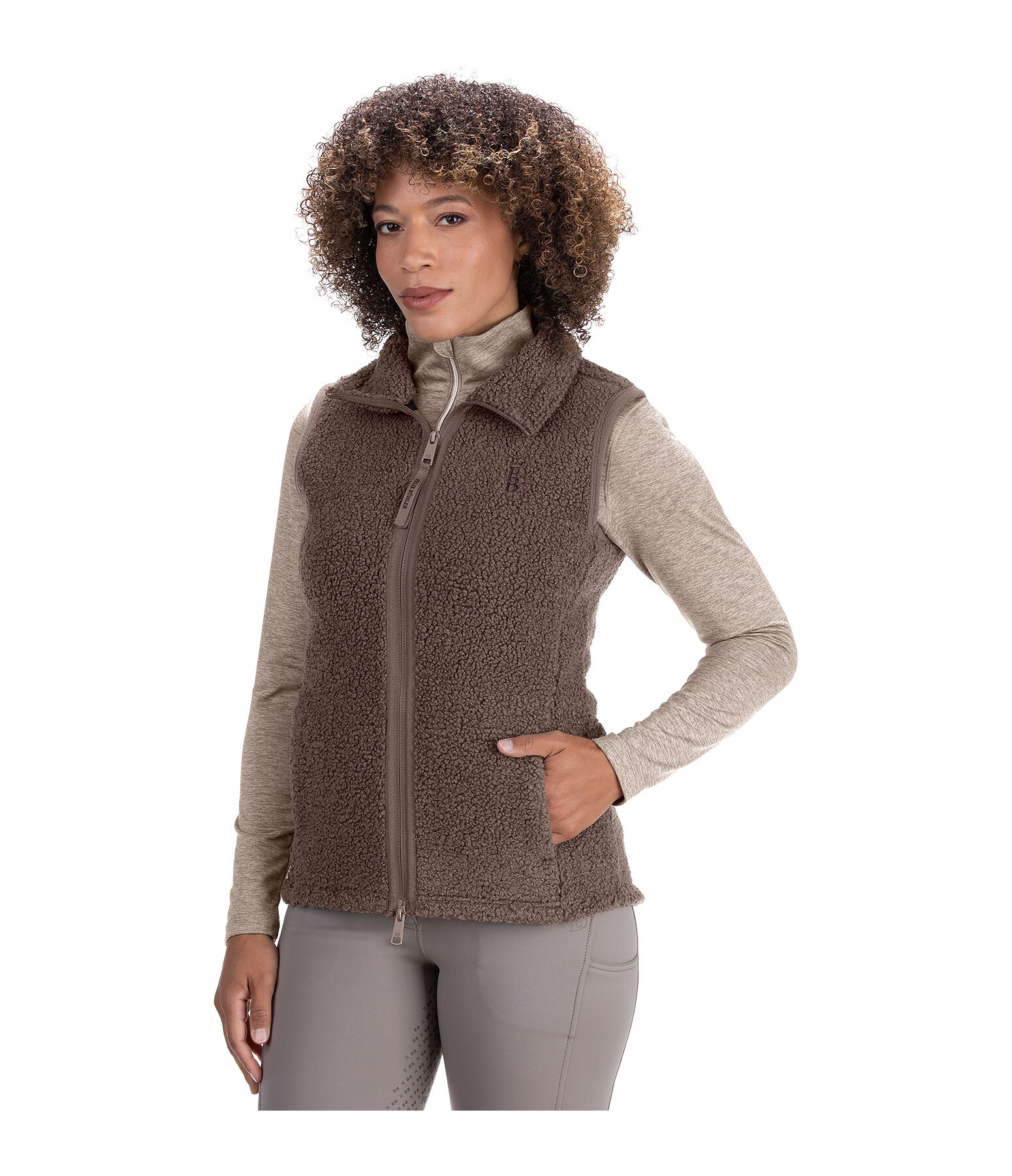 Teddy Fleece Gilet Emma