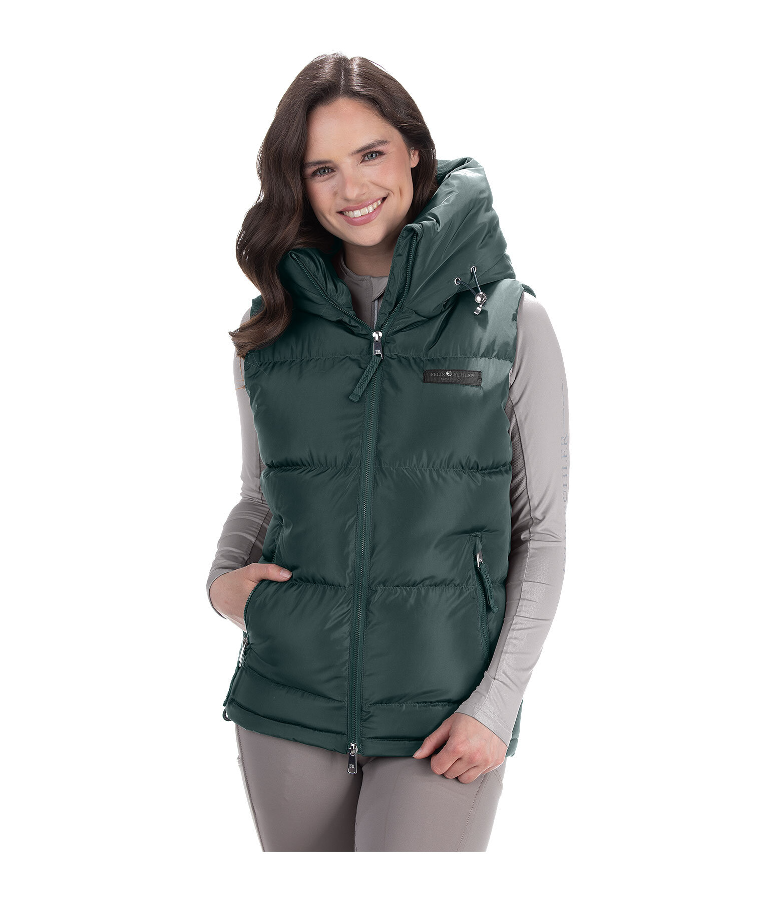 Hooded Riding Gilet Kaya