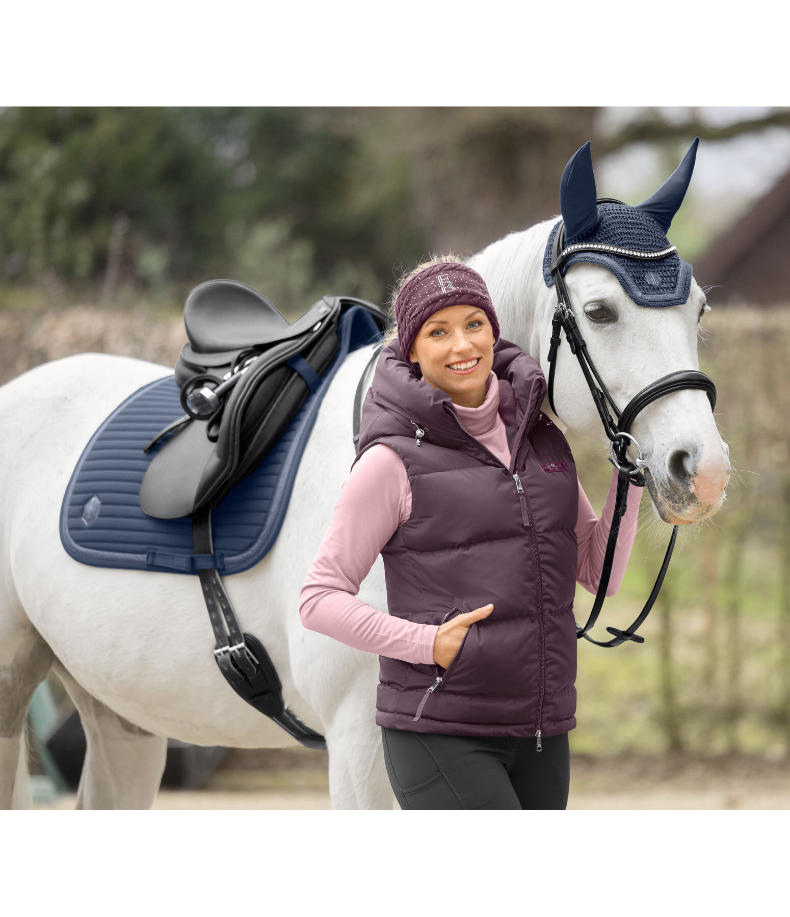 Hooded Riding Gilet Kaya