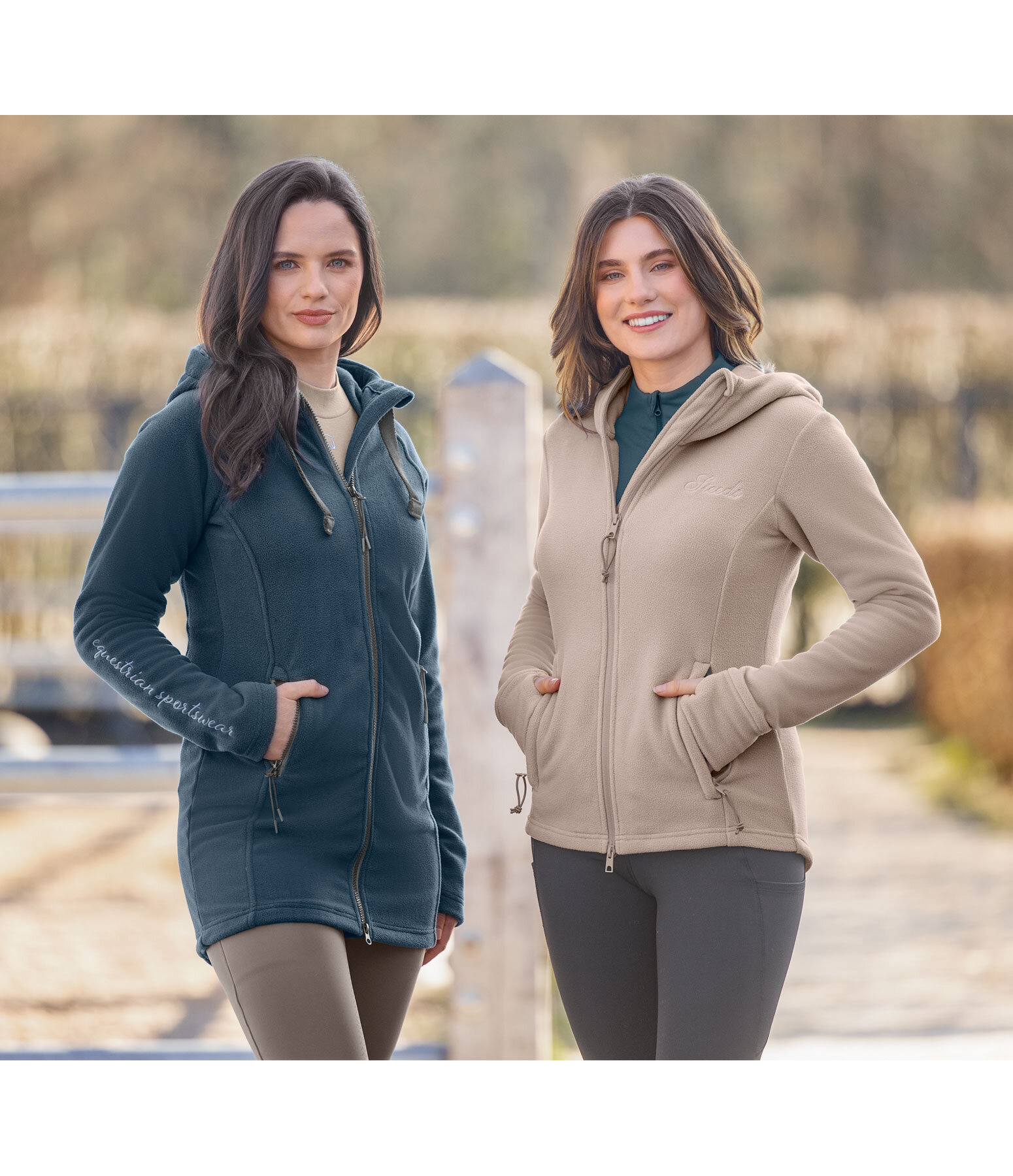 Hooded Fleece Coat Greta
