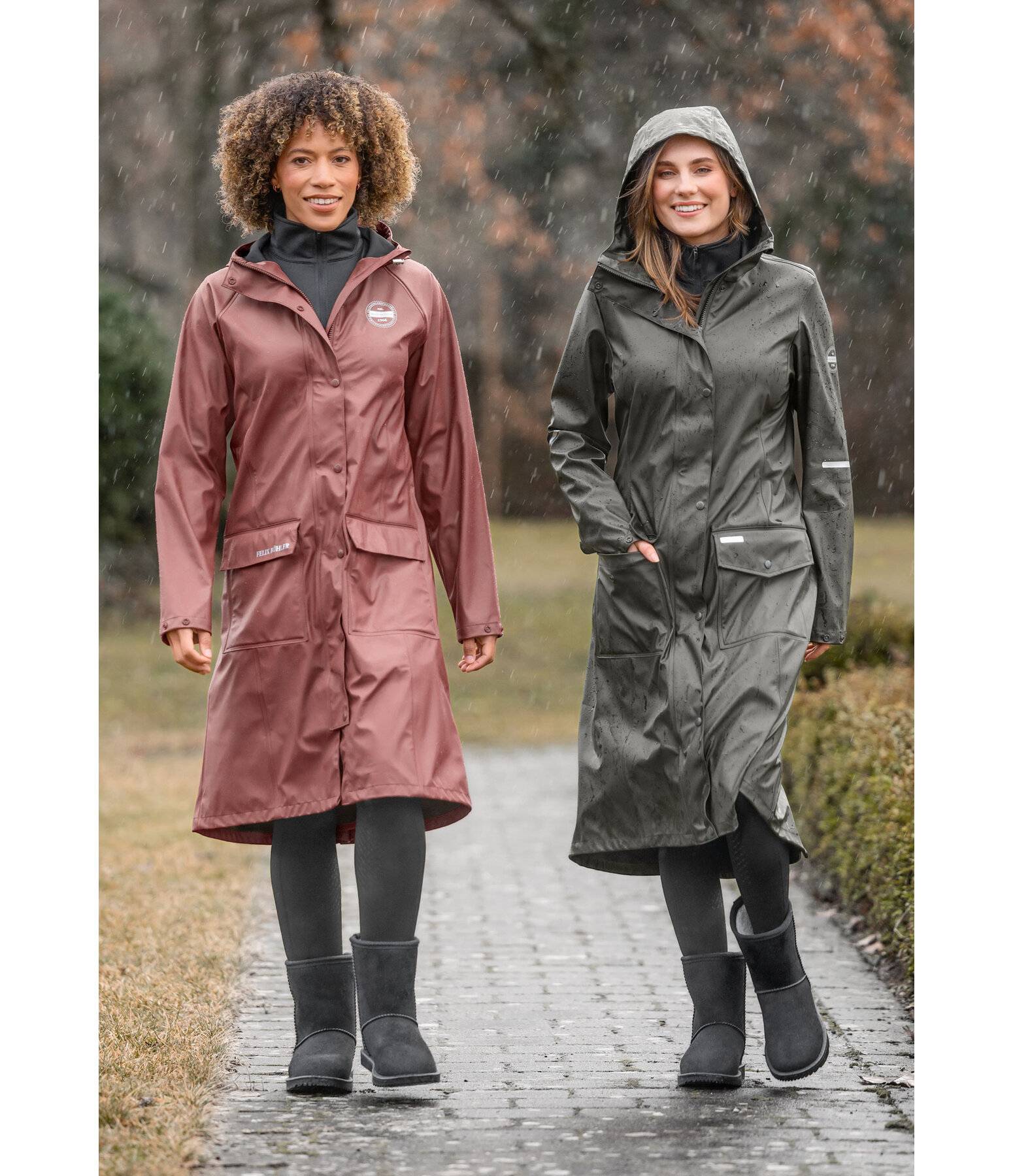 Hooded Raincoat Elise