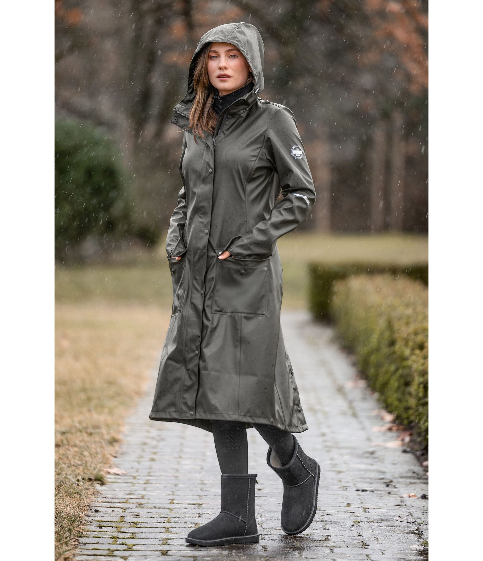 Hooded Raincoat Elise