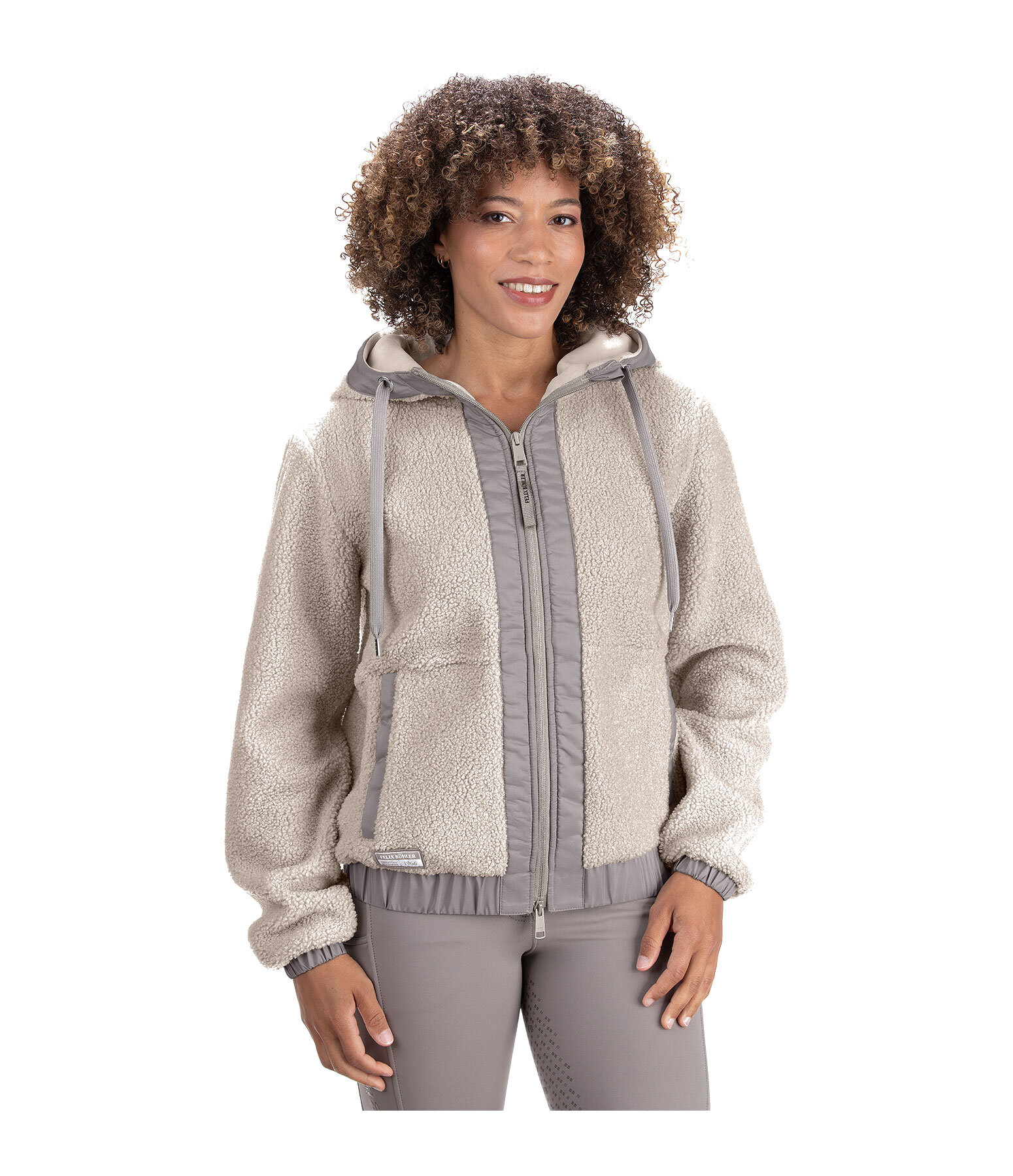 Teddy Fleece Hooded Jacket Mia