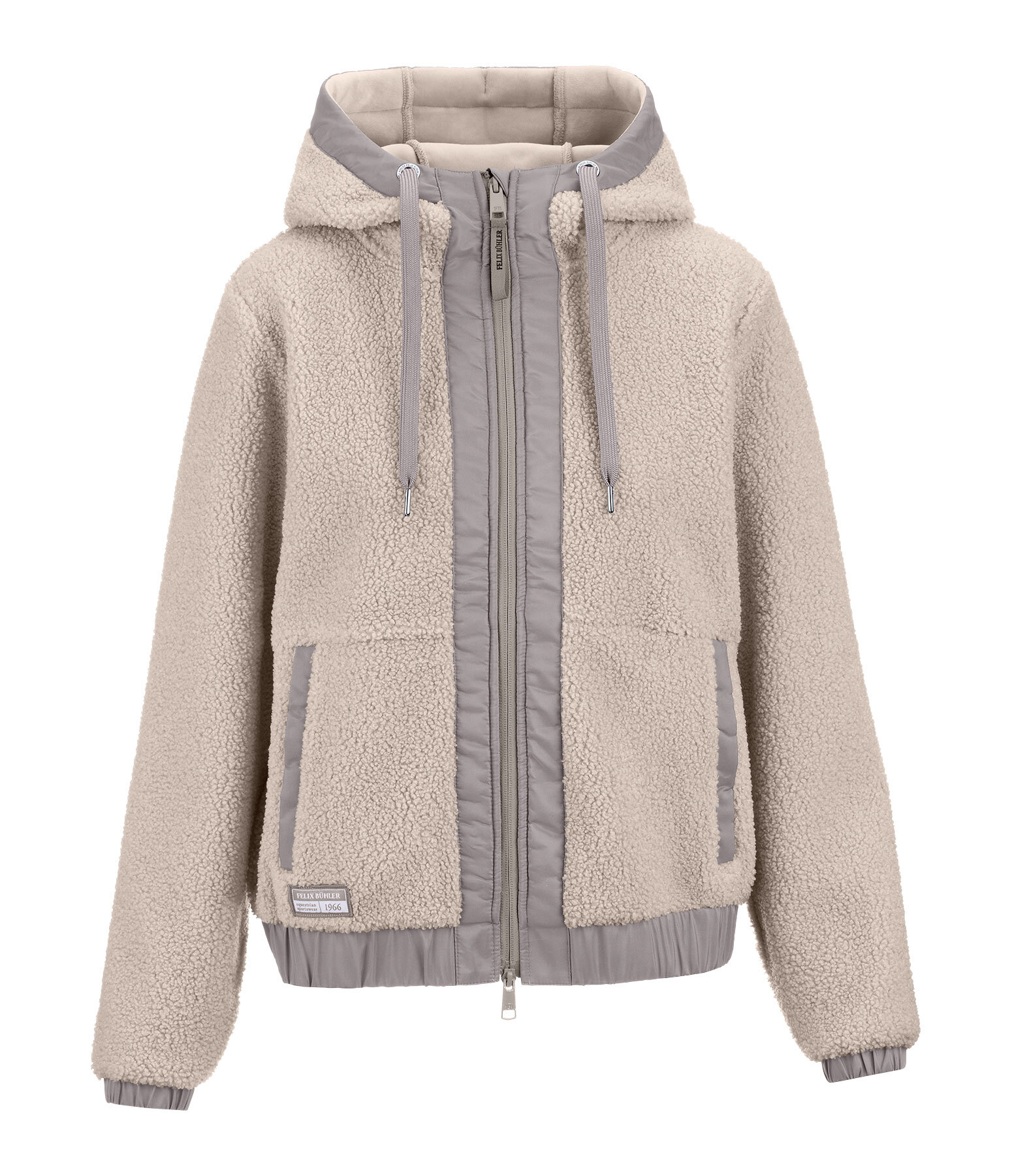 Teddy Fleece Hooded Jacket Mia
