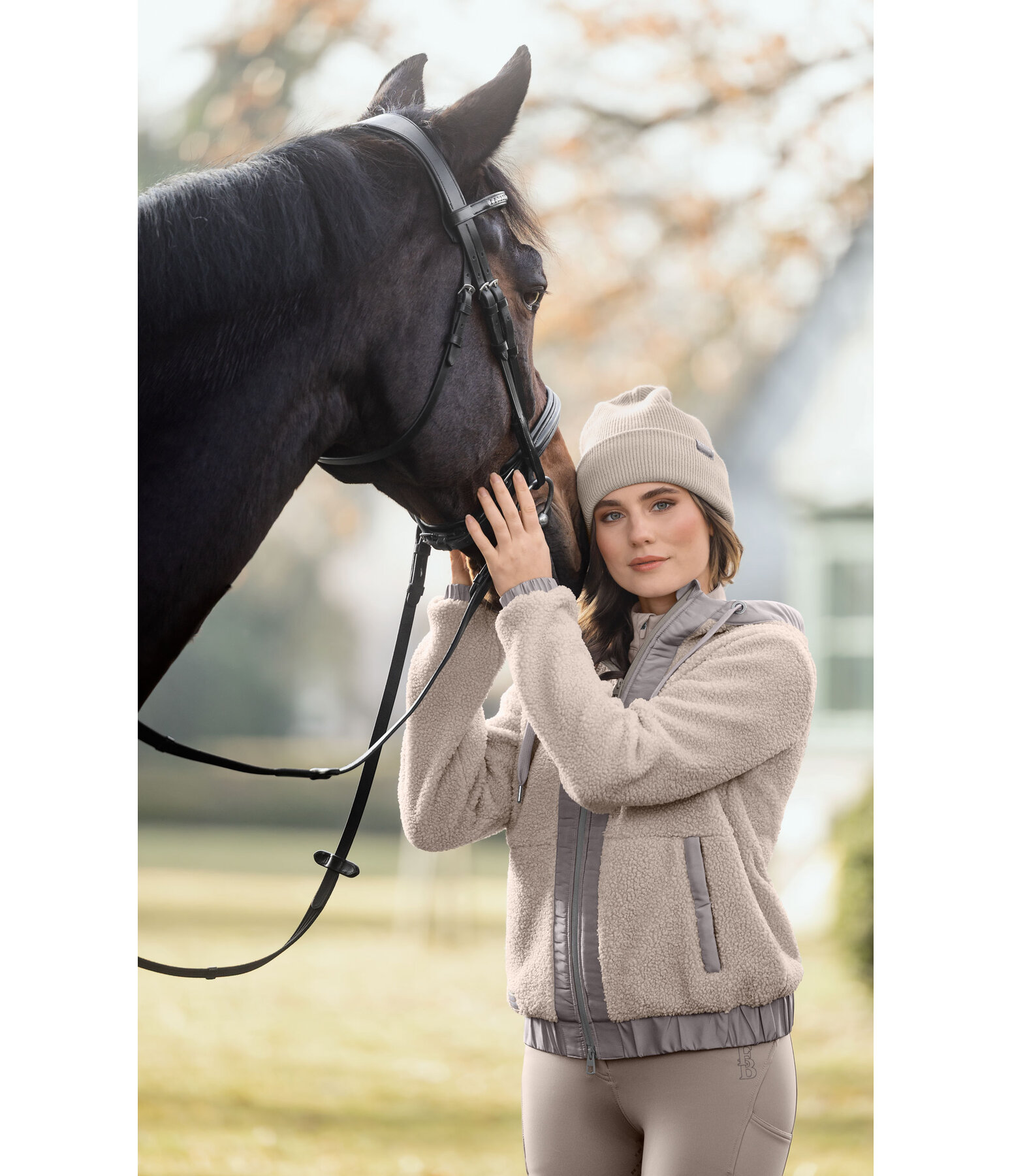 Teddy Fleece Hooded Jacket Mia