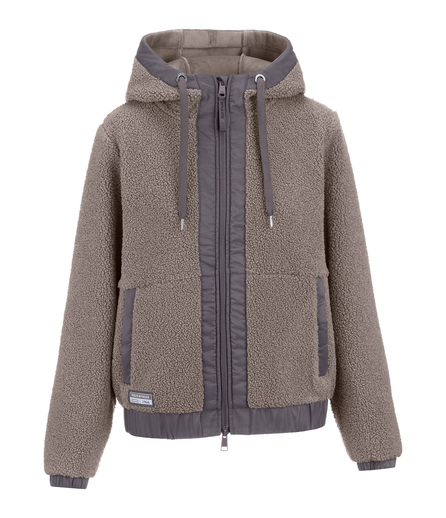 Teddy Fleece Hooded Jacket Mia
