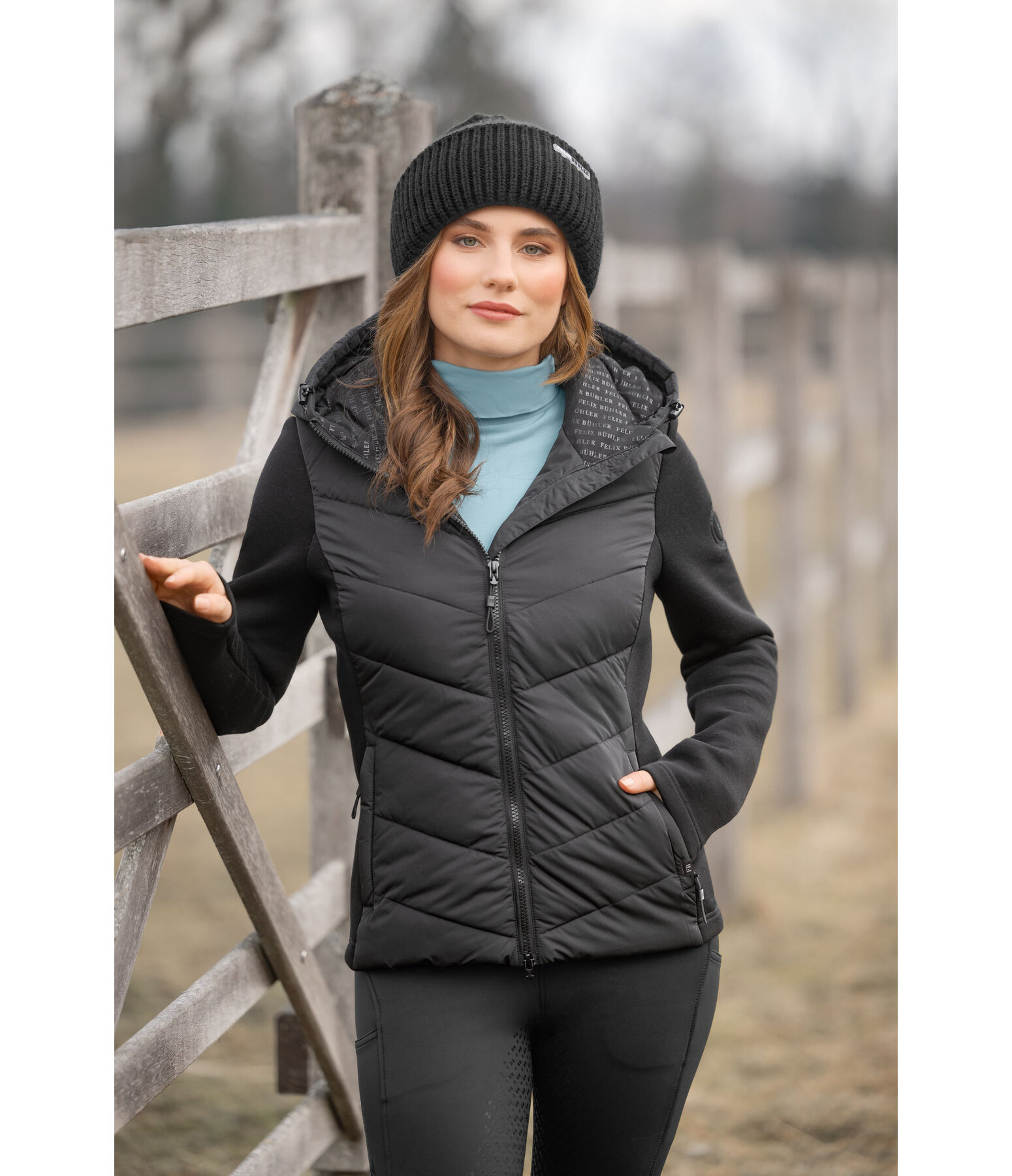 Hooded Combination Riding Jacket Melli II