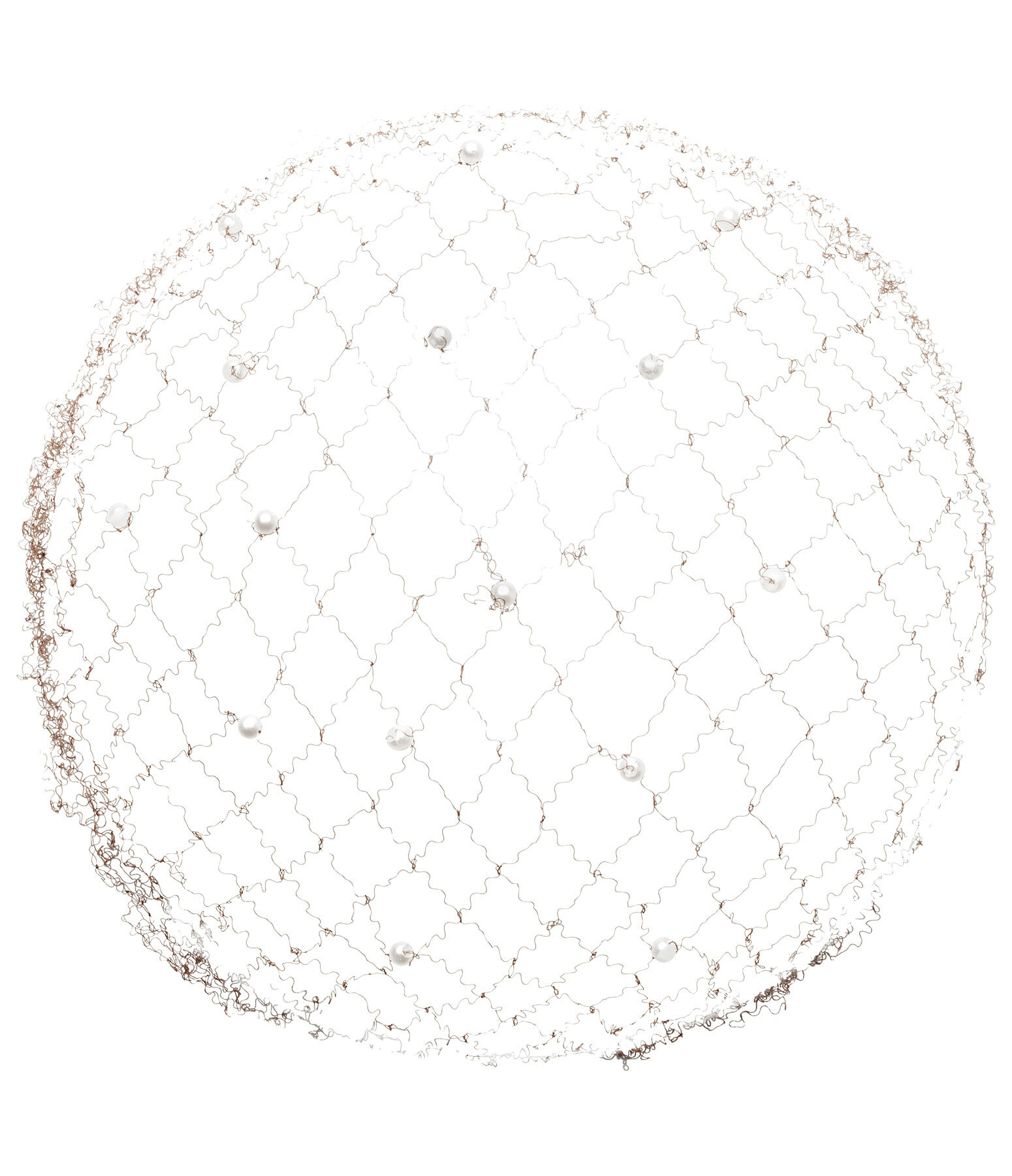 Invisible Hair Net with Pearls