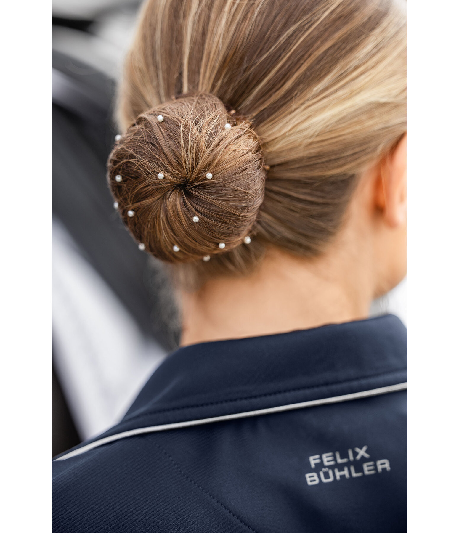 Invisible Hair Net with Pearls