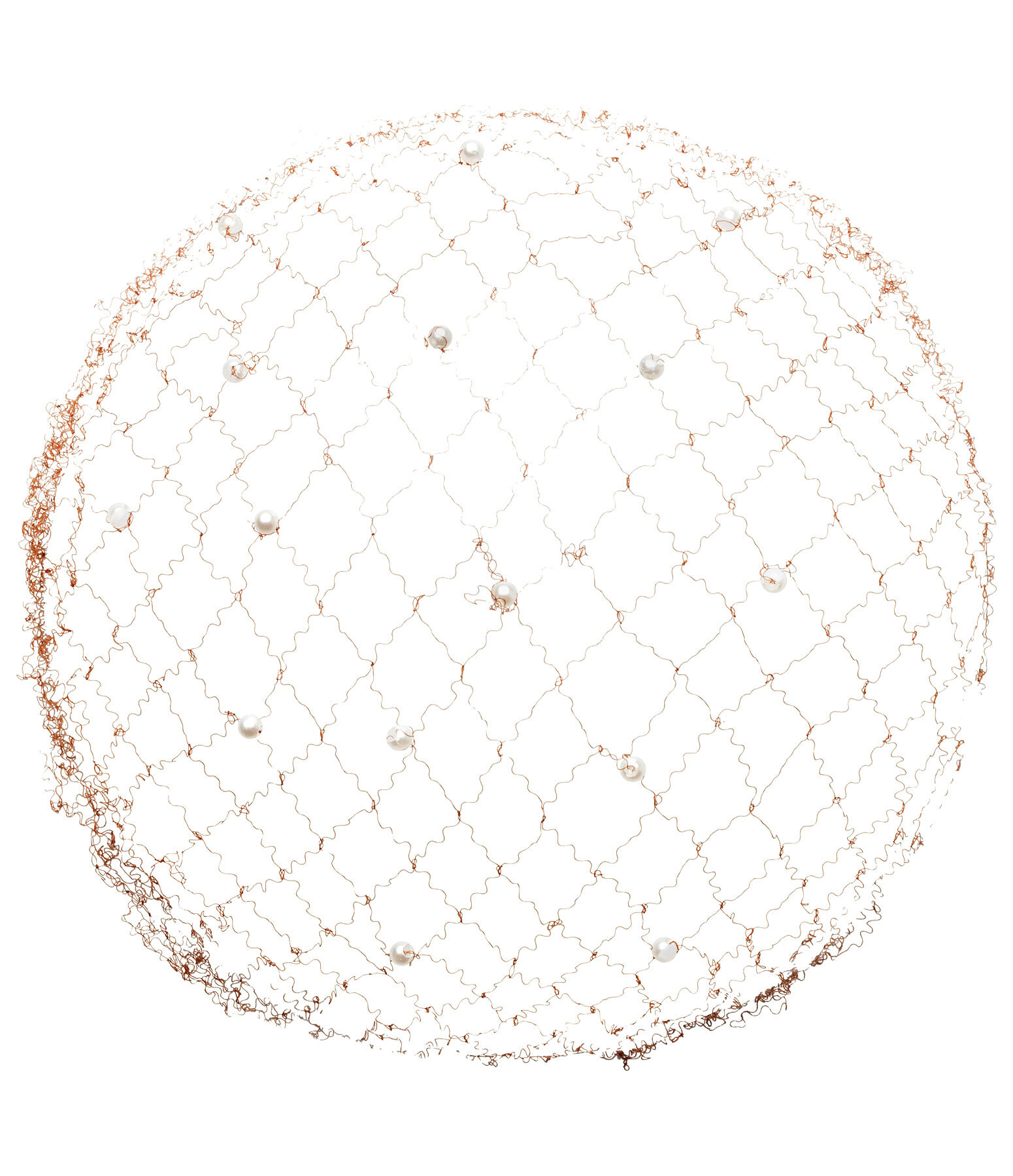 Invisible Hair Net with Pearls