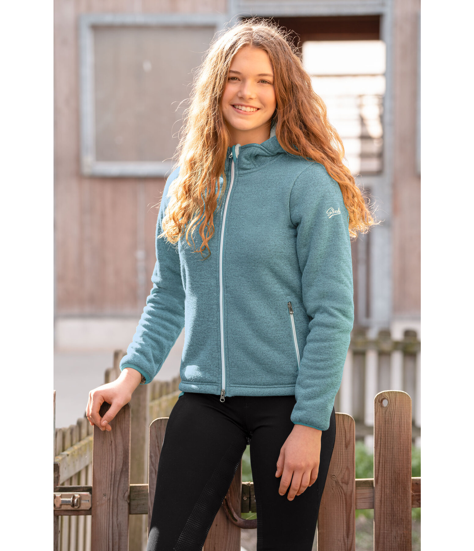 Children's Knitted Fleece Jacket Shalia