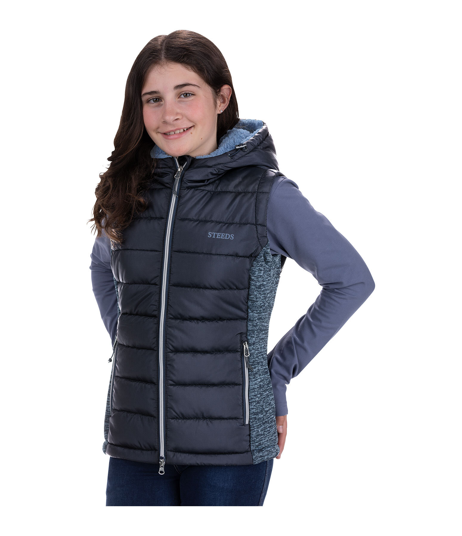 Children's Combination Hooded Gilet Shana