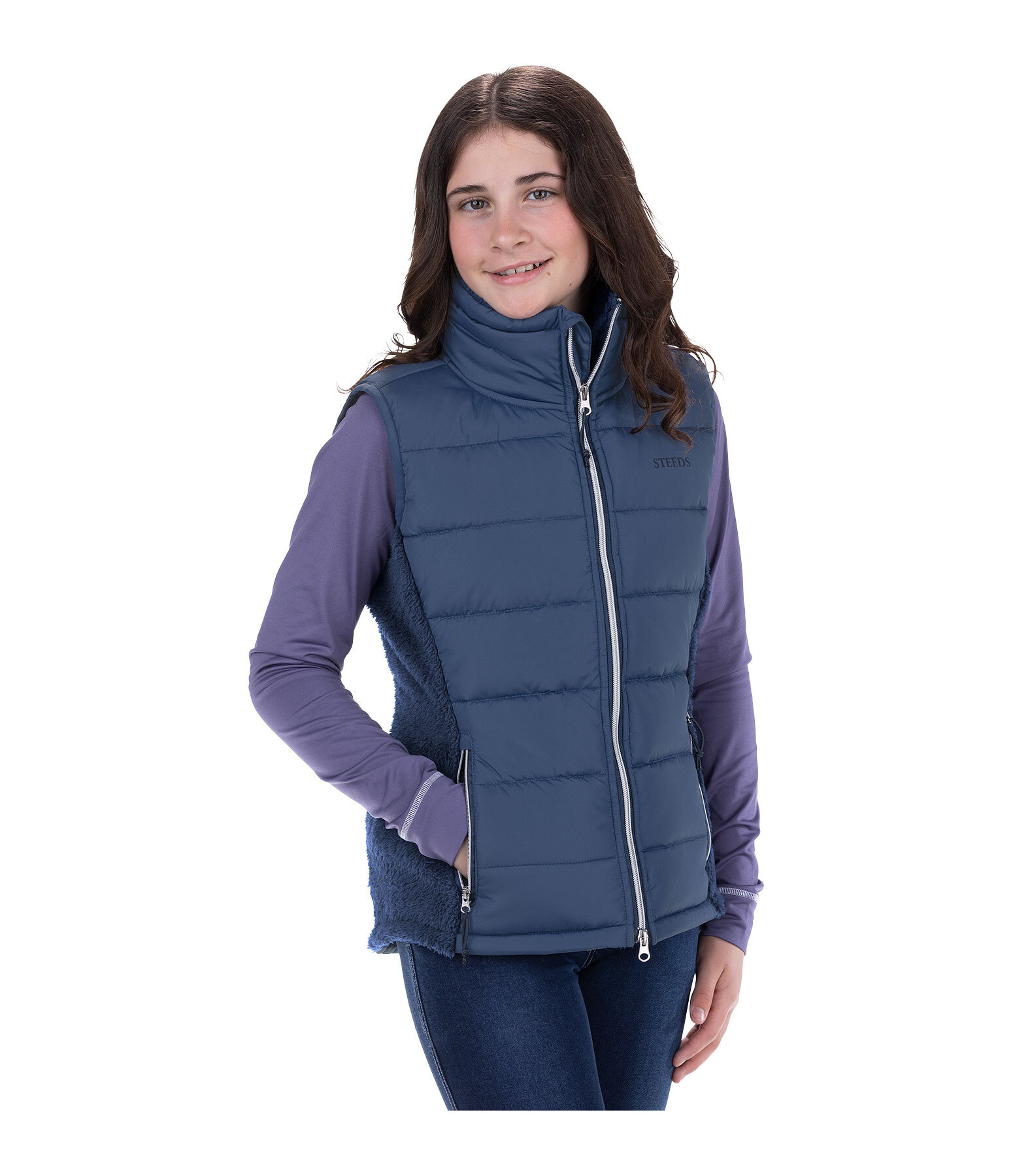 Children's Combination Quilted Gilet Suena Kramer Equestrian