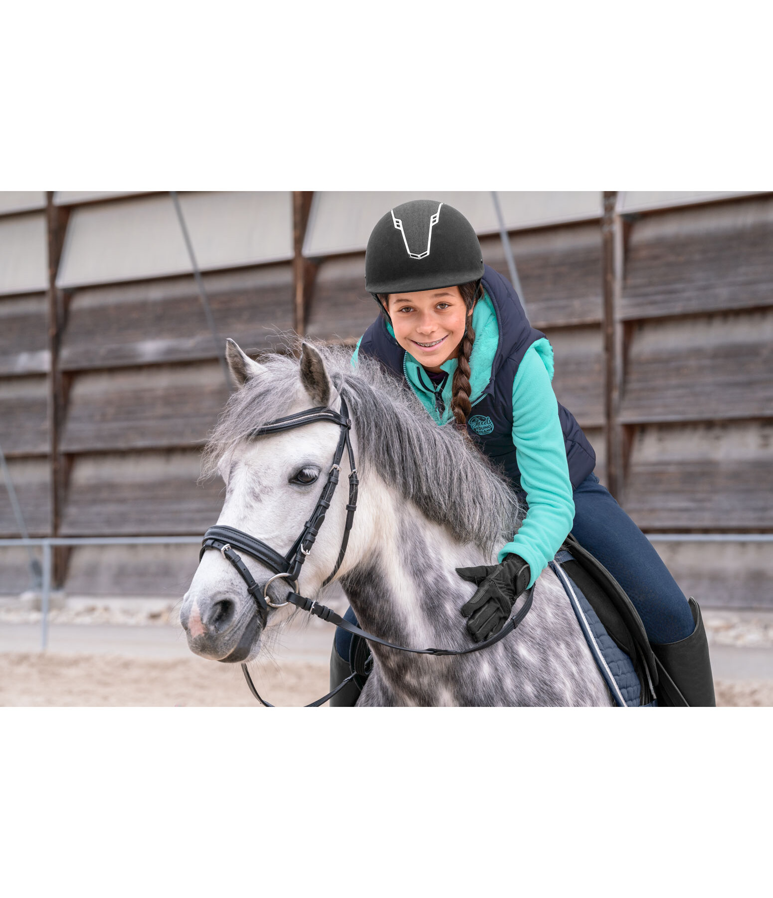 Girls horse riding gilet on sale