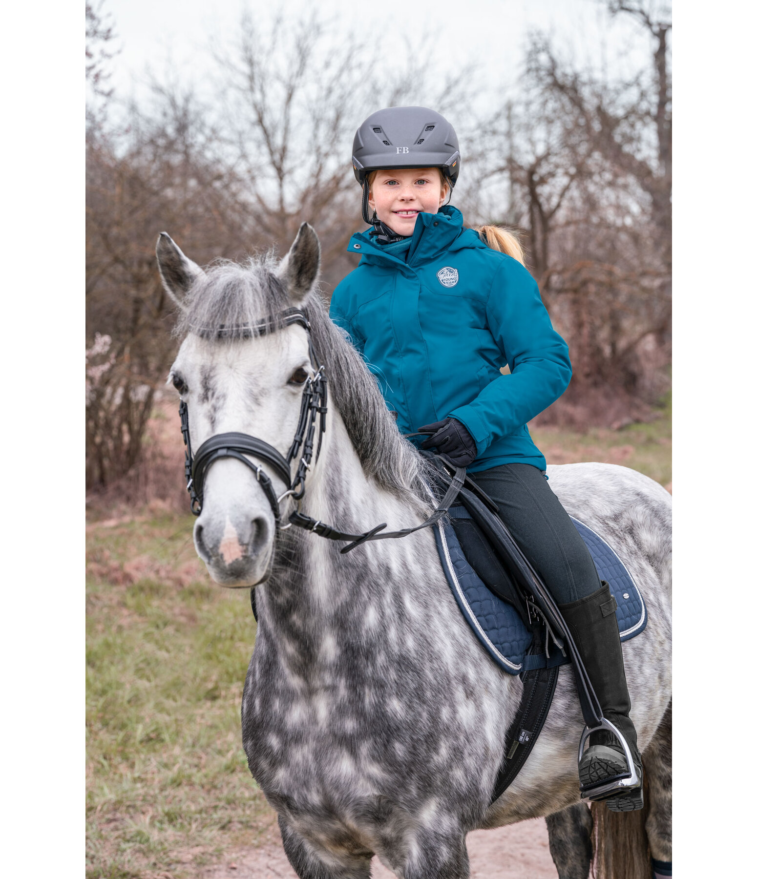 Children's Functional Riding Jacket Sky