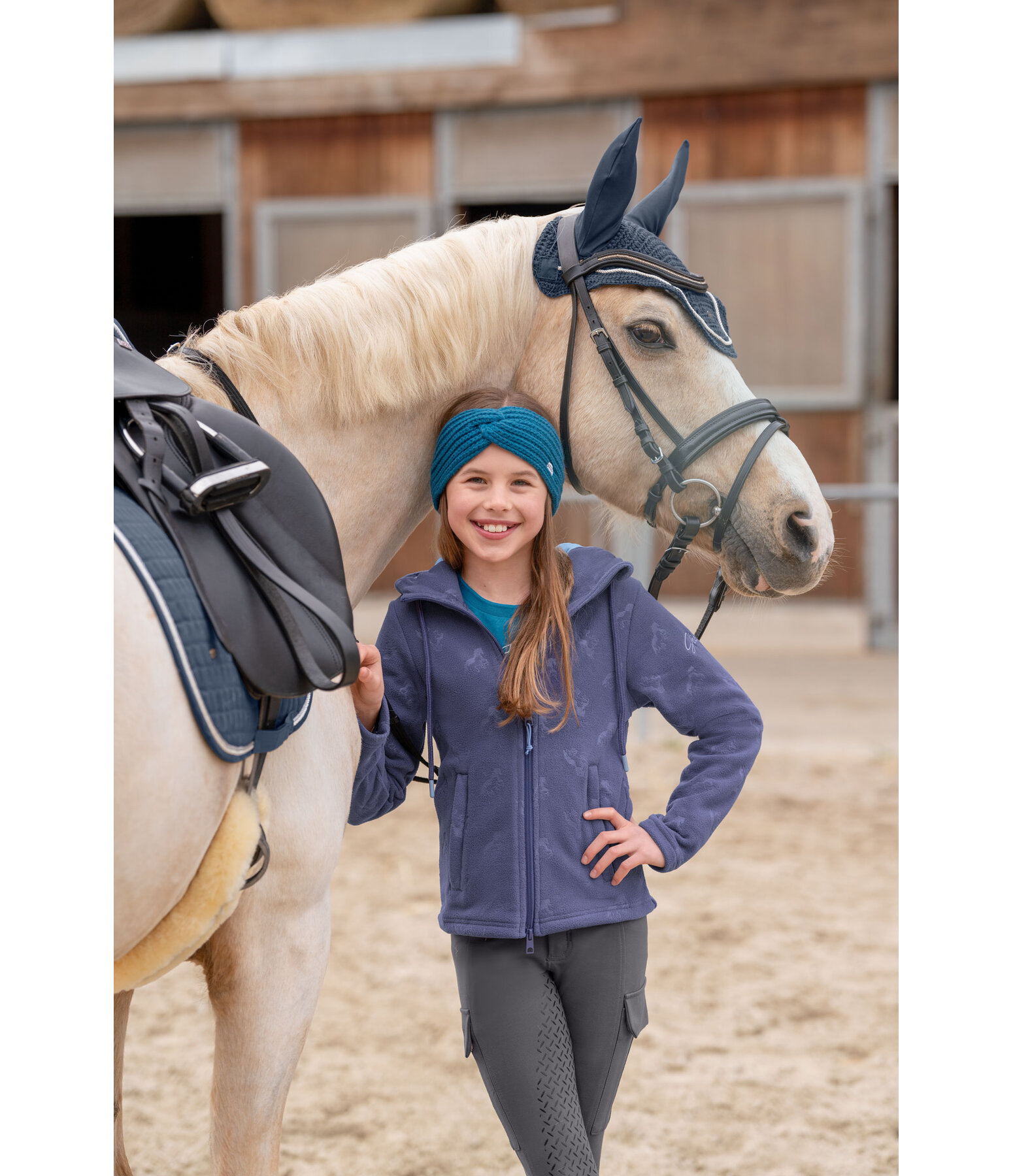 Children's Hooded Fleece Jacket Shanti